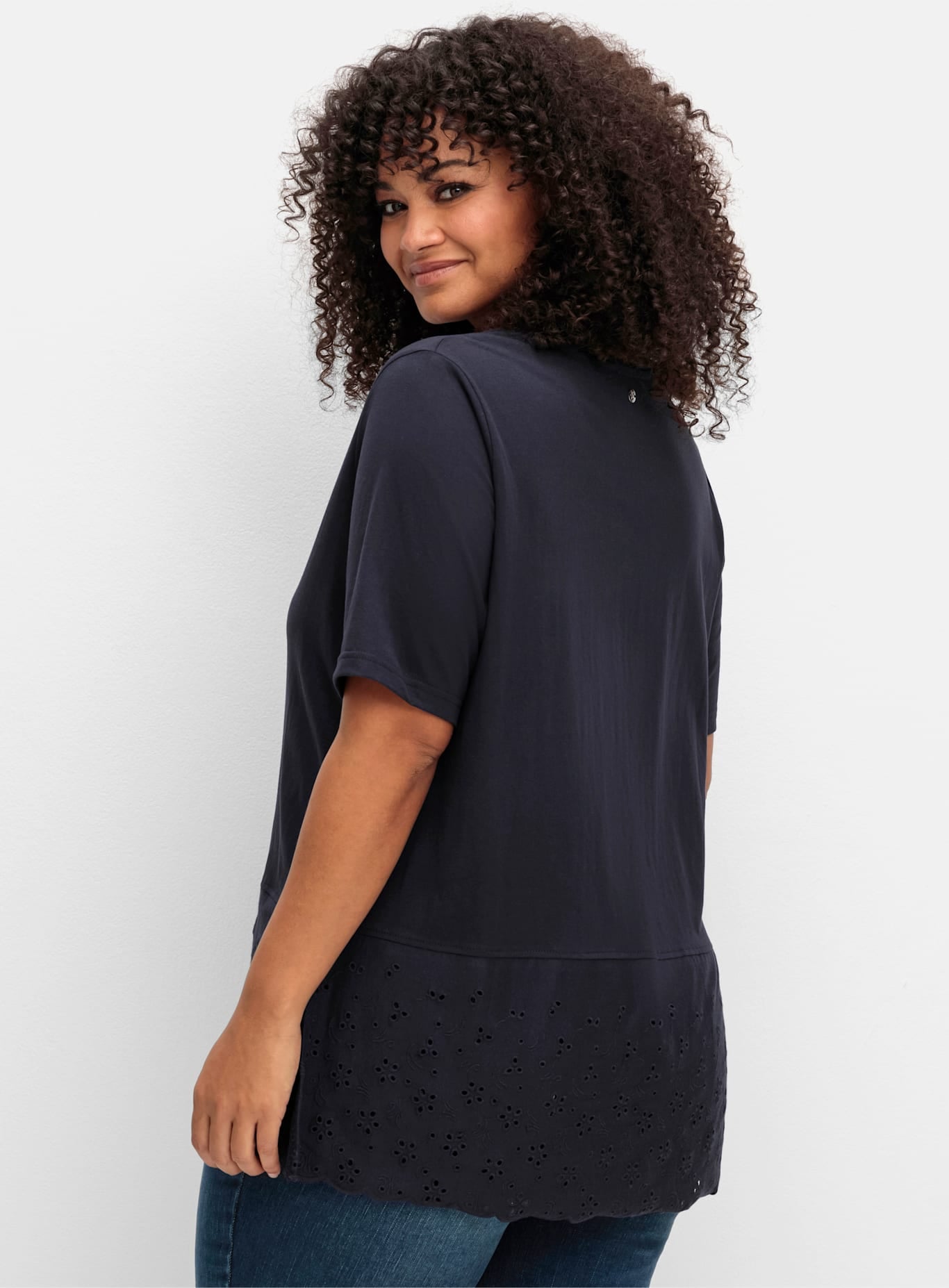 Sheego T-Shirt »T-Shirt«, (1 tlg.)