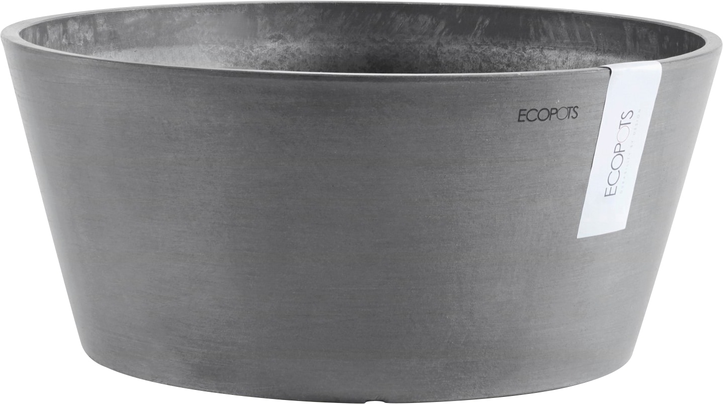 ECOPOTS Blumentopf "FRANKFURT Grey", BxTxH: 50x50x25 cm