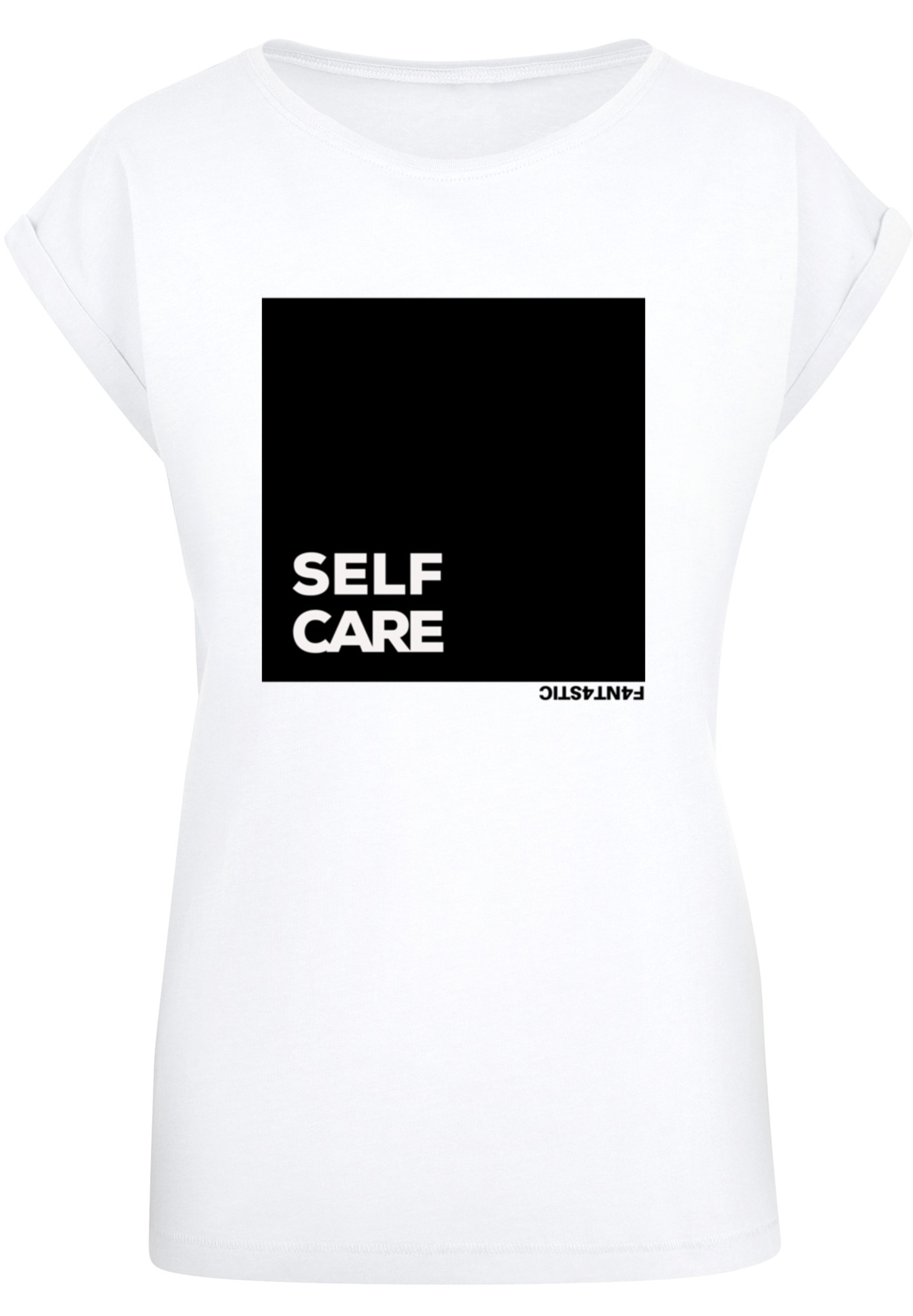F4NT4STIC T-Shirt »SELF CARE SHORT SLEEVE TEE«, Print