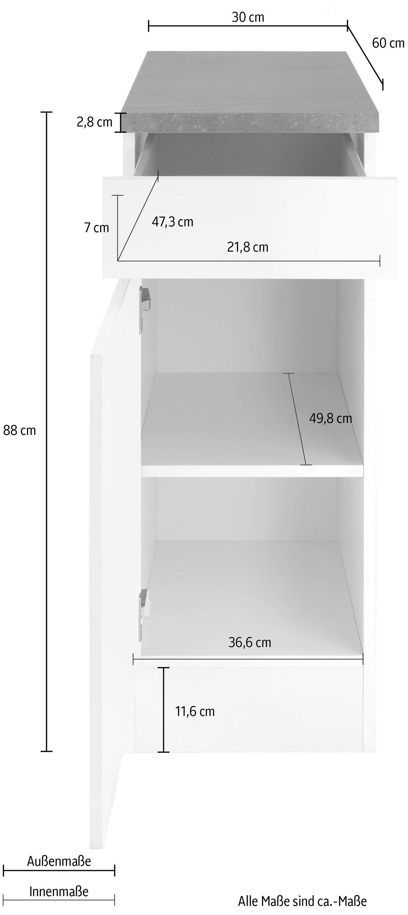 OPTIFIT Unterschrank »Roth«, Breite 30 cm