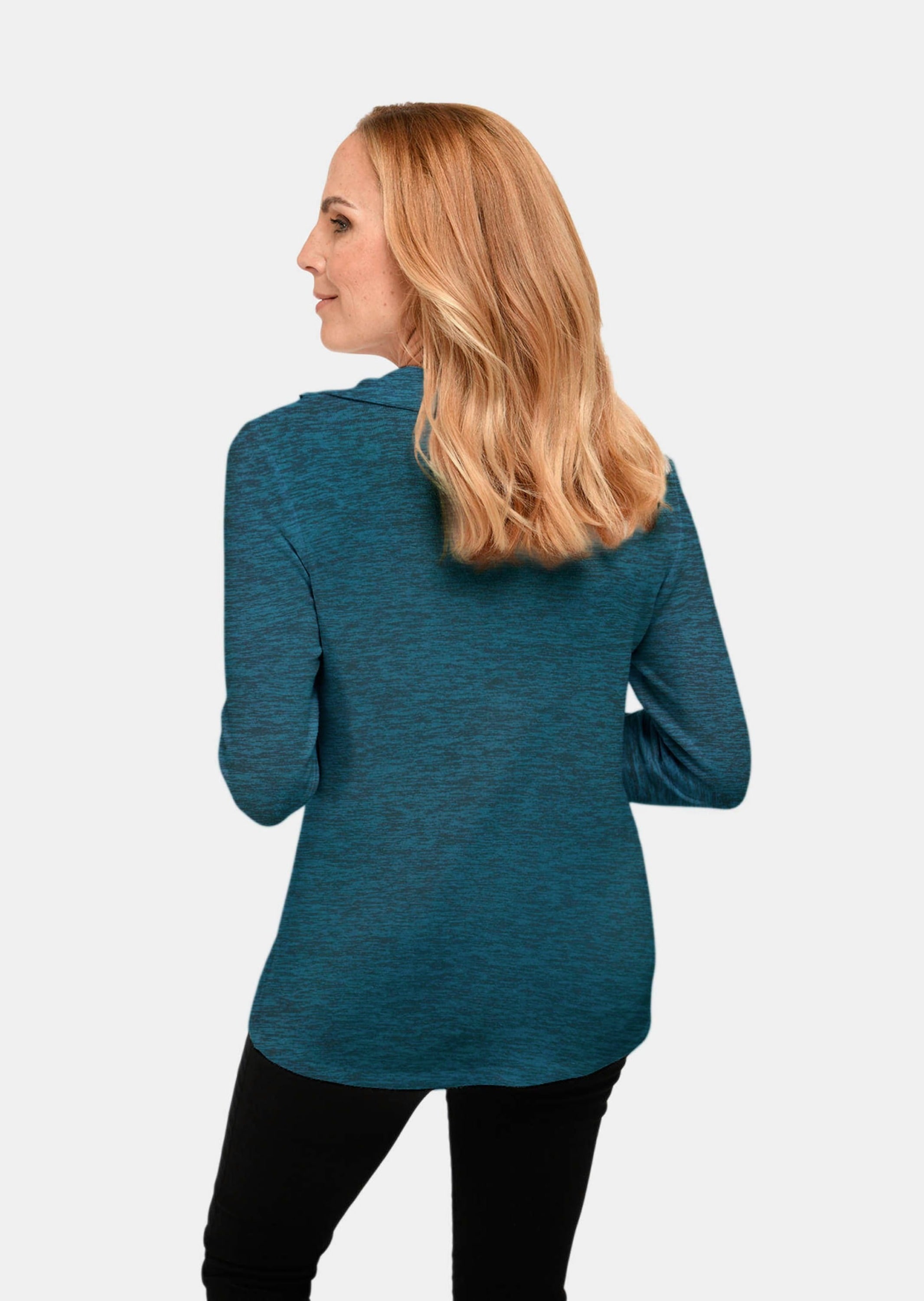 GOLDNER Longpullover »Flausch-Shirt Flauschiges Troyer- Shirt«