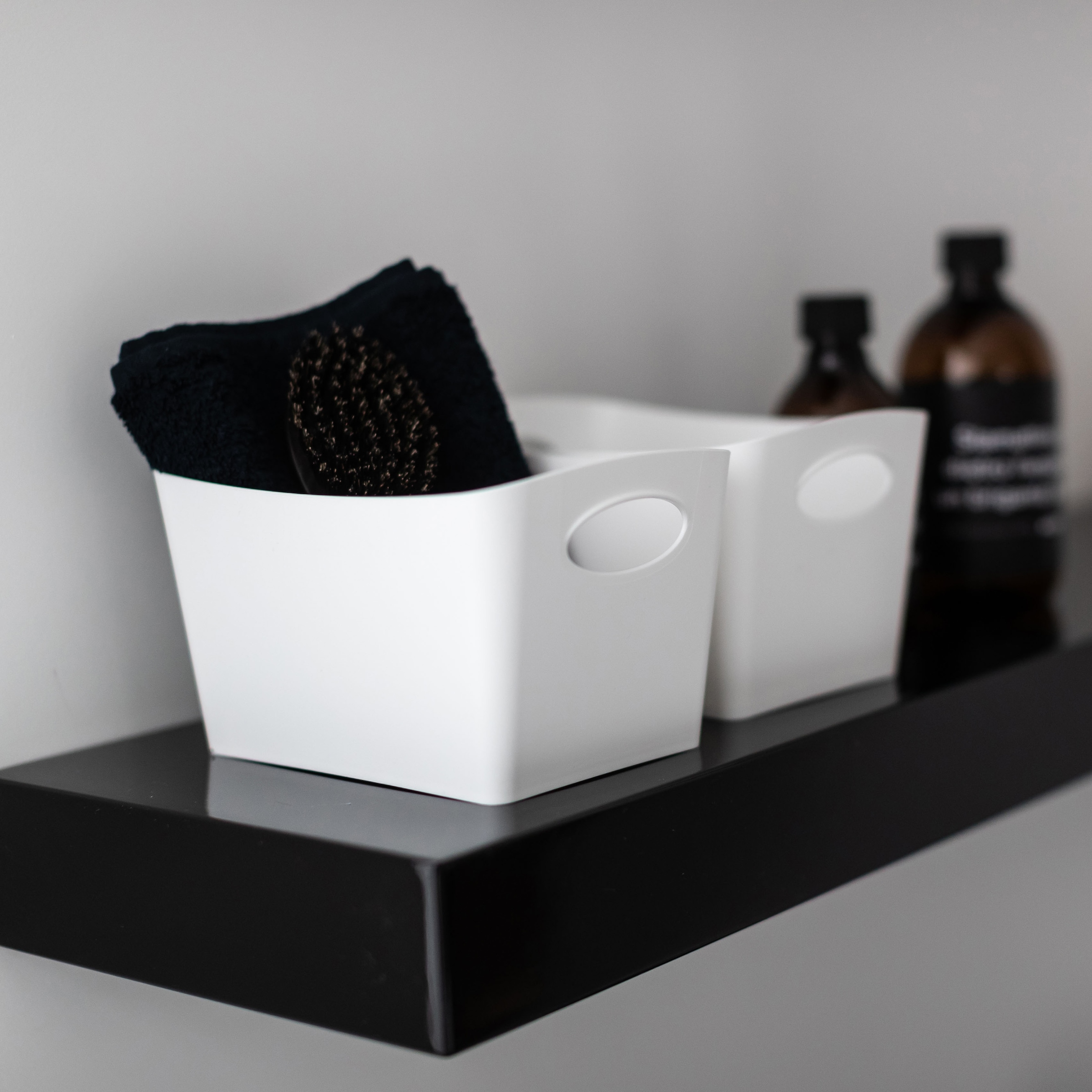 KOZIOL Organizer »BOXXX S«, (4er-Set), Aufbewahrungsbox, made in Germany, Kunststoff, 1 Liter