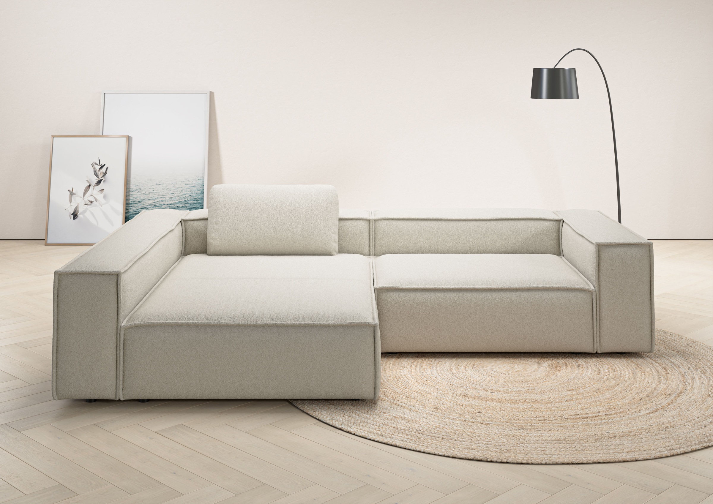 Home affaire Ecksofa "Watertown, moderne XXL L-Form, 306 cm breit" Komforta günstig online kaufen
