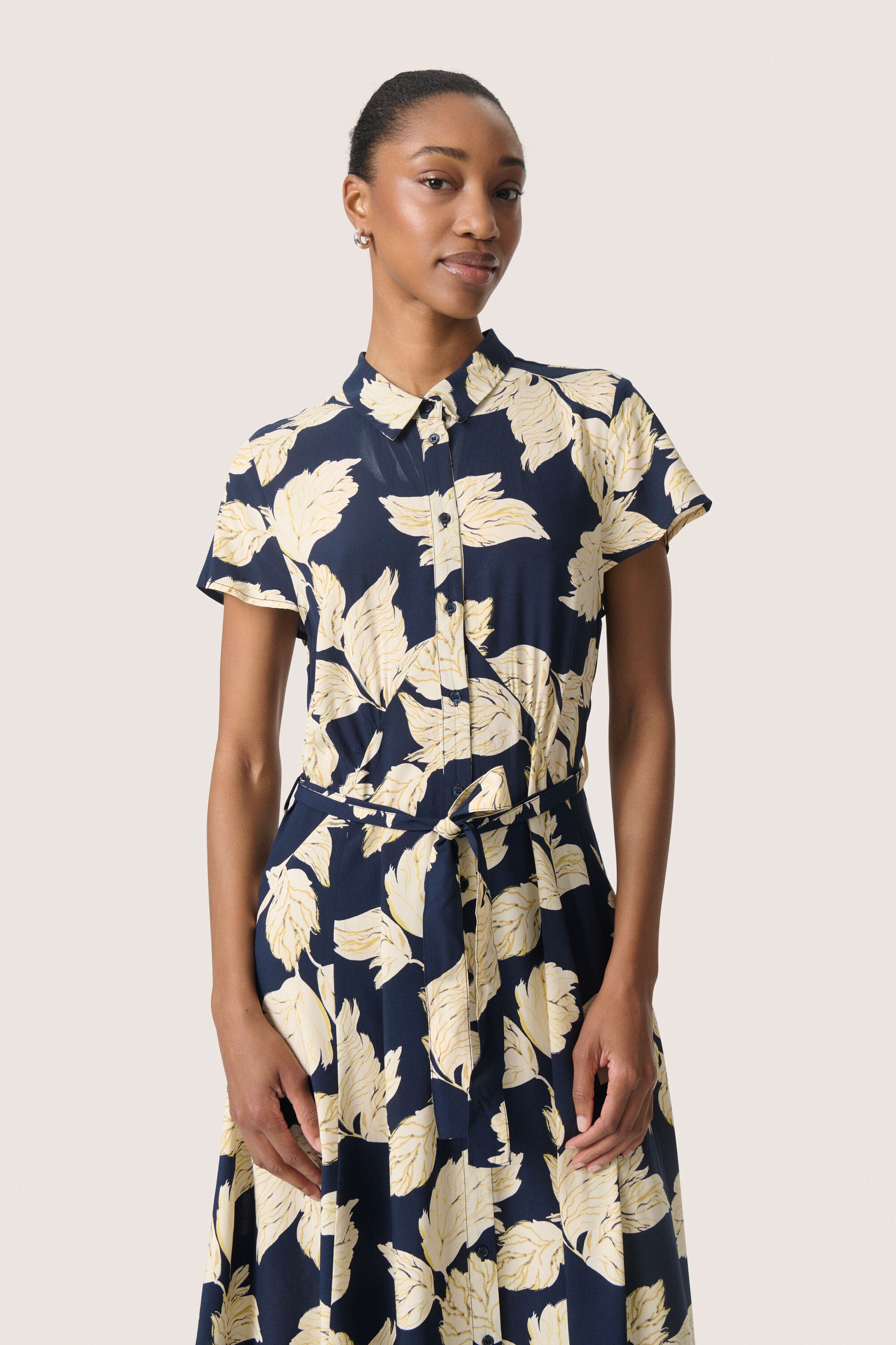 SOAKED IN LUXURY Midikleid »Damen Kleid SLNaya«