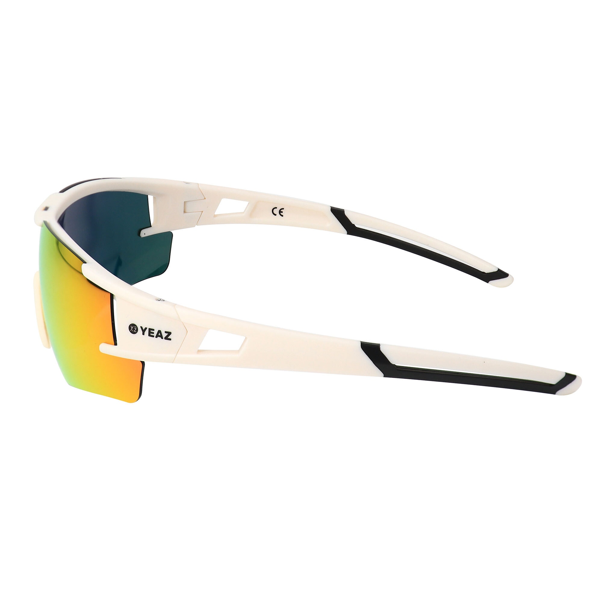 YEAZ Sportbrille »Sport-Sonnenbrille Creme White/Pink SUNBLOW«