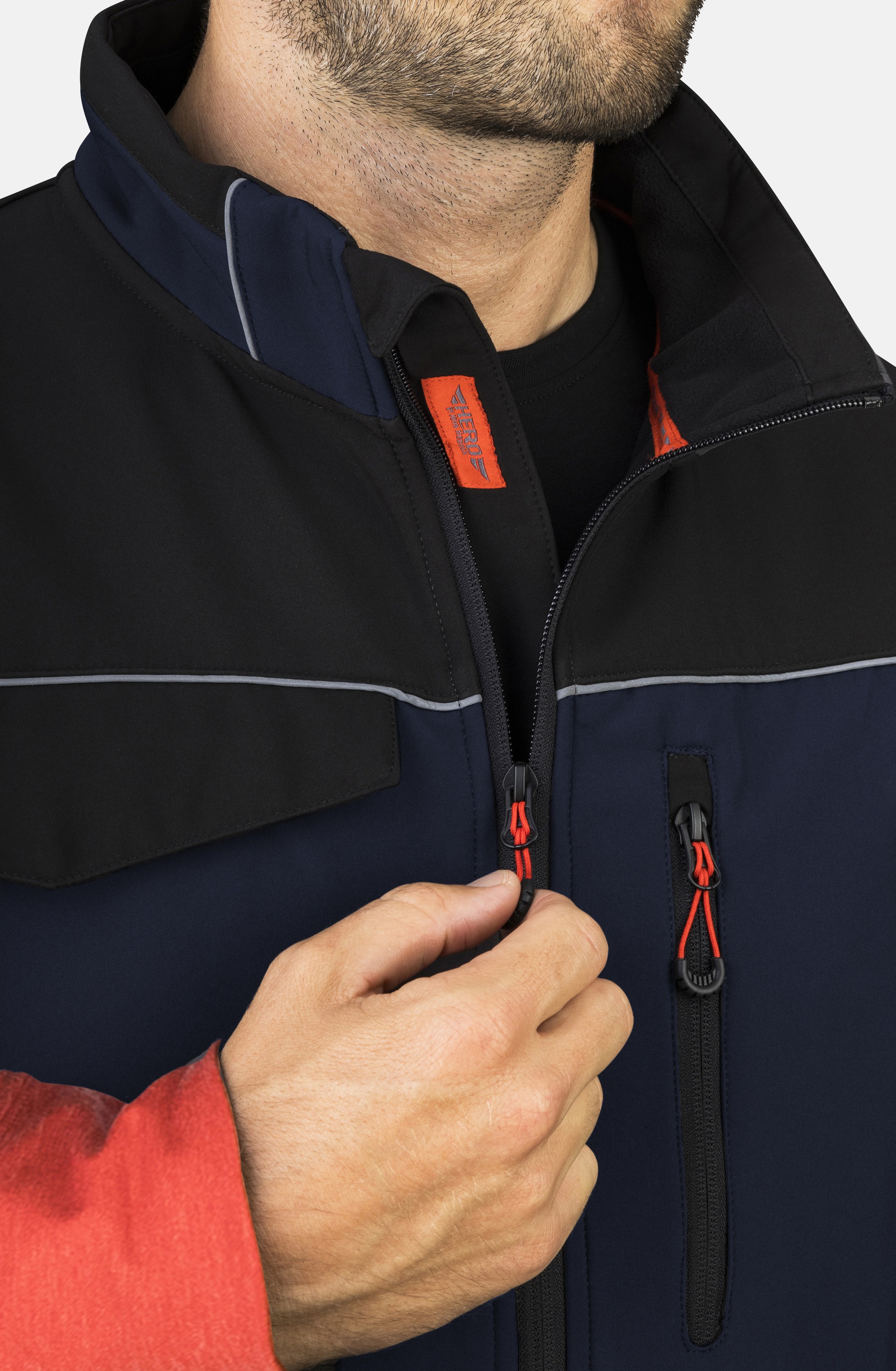 HERO by John Medoox Arbeitsweste »Workwear Arbeits-Cargoweste Softshell«, Arbeits-Cargoweste Softshell Funktionsqualitätfür Herren