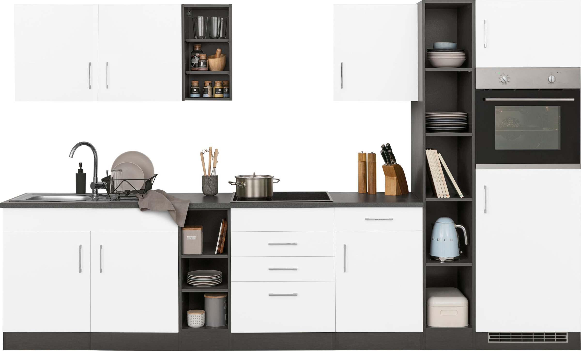 KOCHSTATION Küchenzeile "KS-Paris – Küchen mit einzigartigen Fotomotiven au günstig online kaufen