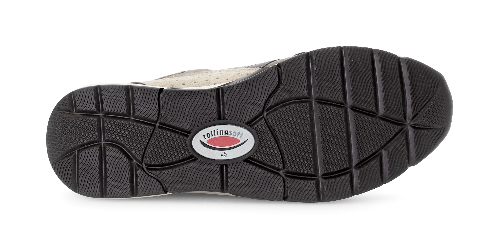 Gabor Rollingsoft Keilsneaker, Schnürer, Halbschuh, Freizeitschuh mit zusätzlichem Reißverschluss