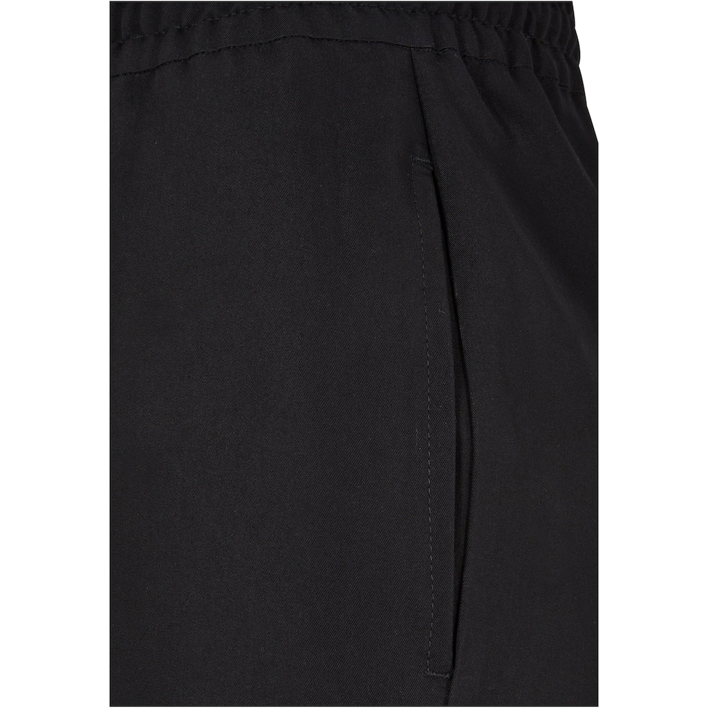 URBAN CLASSICS Stoffhose »Urban Classics Damen Ladies Vicose Straight Leg Cargo Pants«, (1 tlg.)