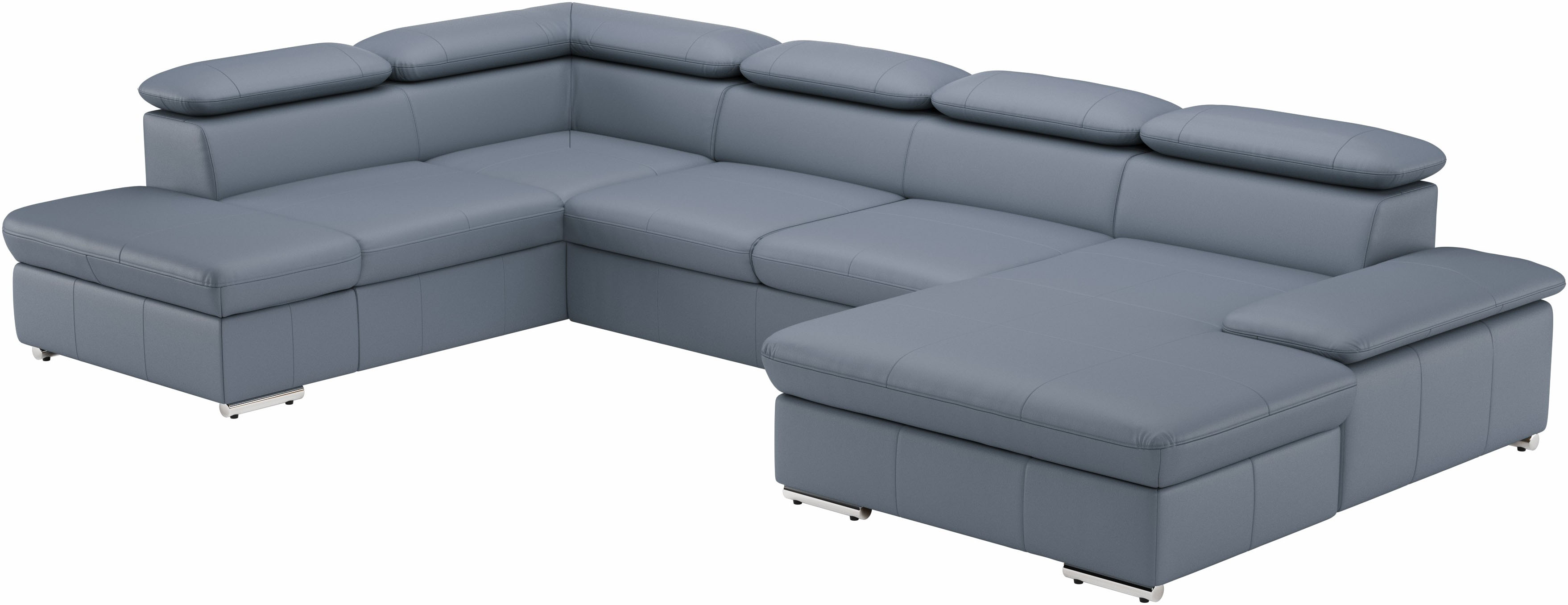 Thumbnail - sit&more Wohnlandschaft "Valantine U-Form, B: 349 cm" mit Arm- & Kopfteilverstellung, optional mit Bettfunktion