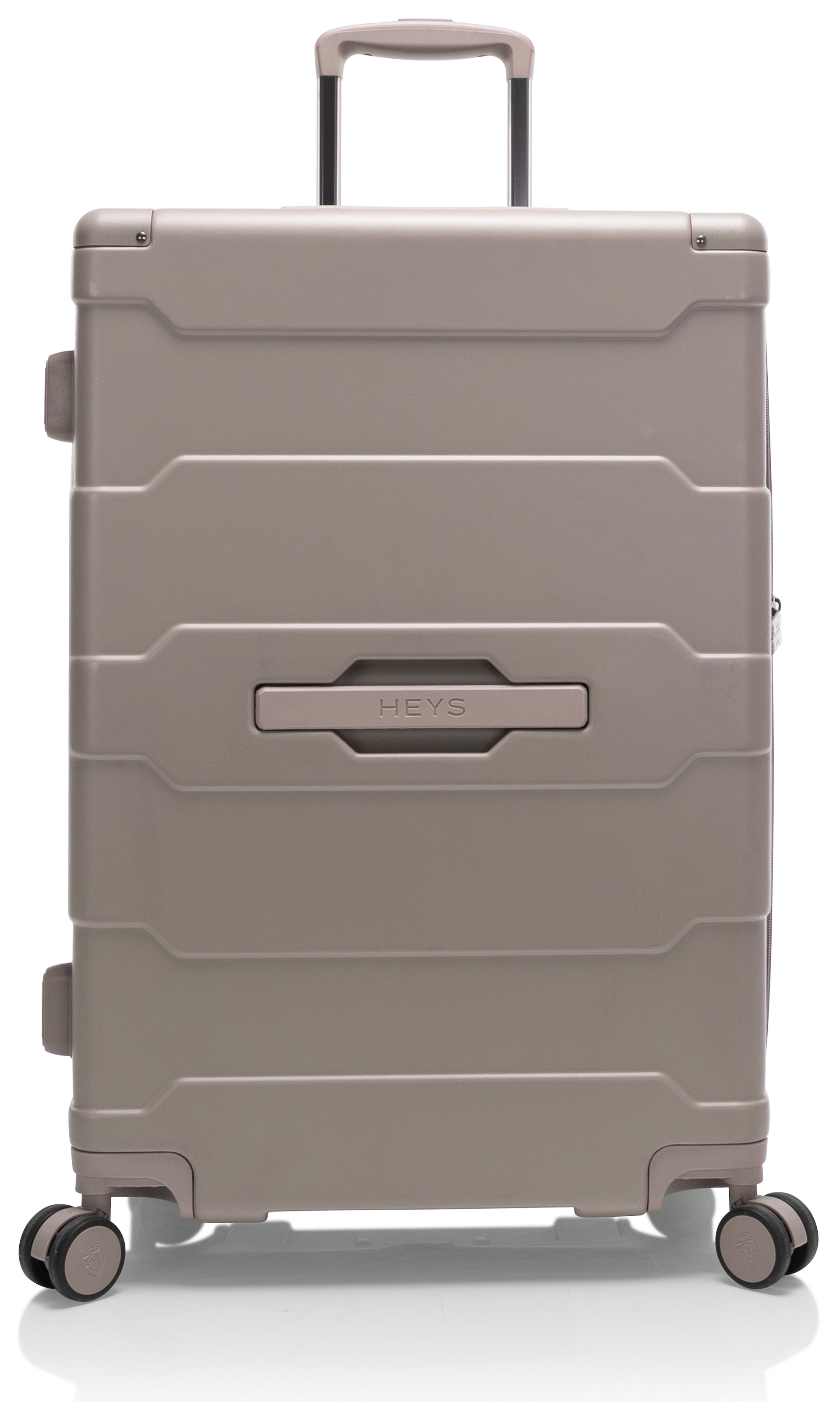 HEYS Hartschalen-Trolley "ReNew, verschiedene Größen und Farben", beige, Kunststoff, clean, matt, Basic, Koffer, herausnehmbares Innenfutter