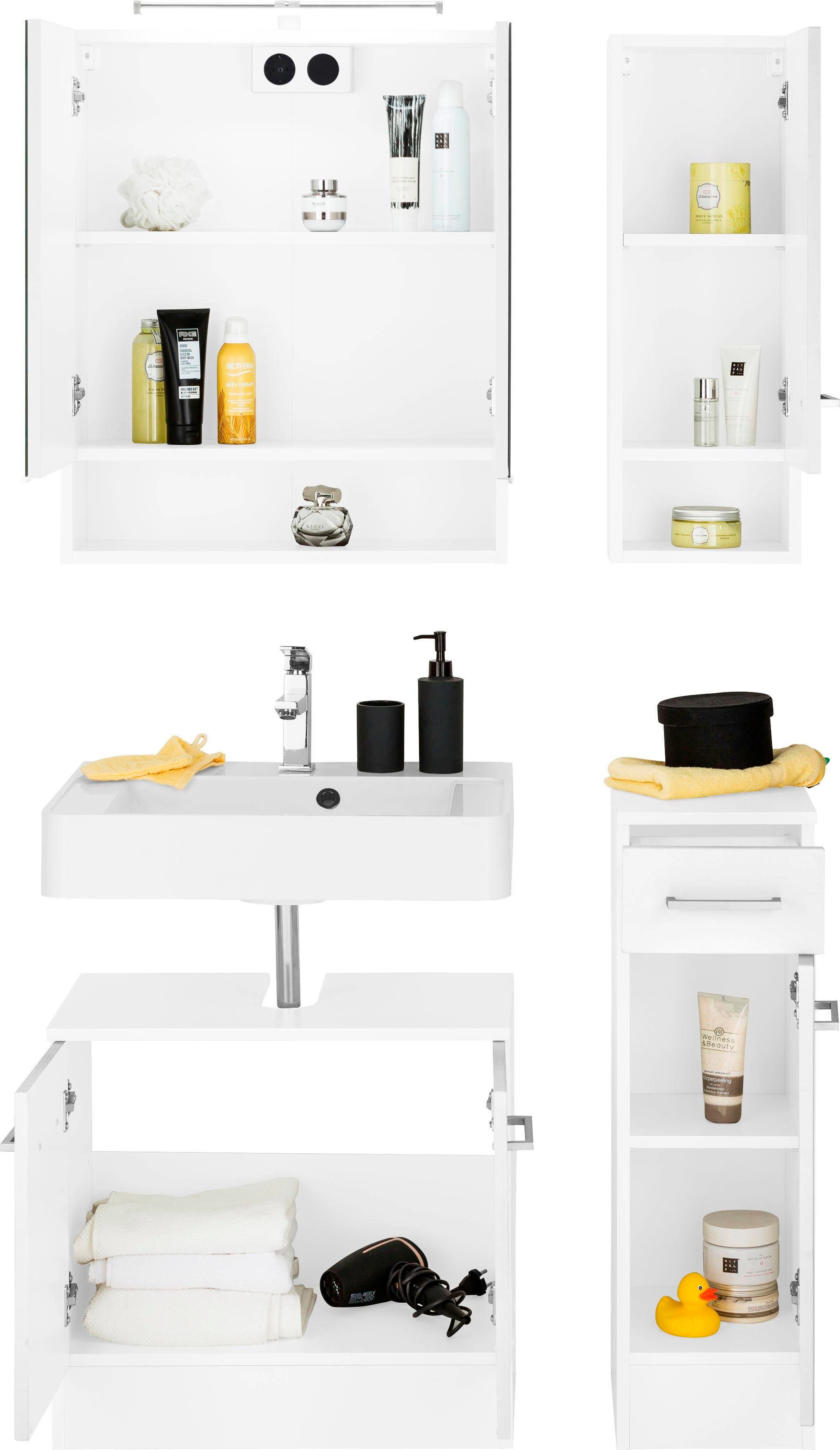 Thumbnail - welltime Badmöbel-Set "Ribera" 4 Stk. tlg.