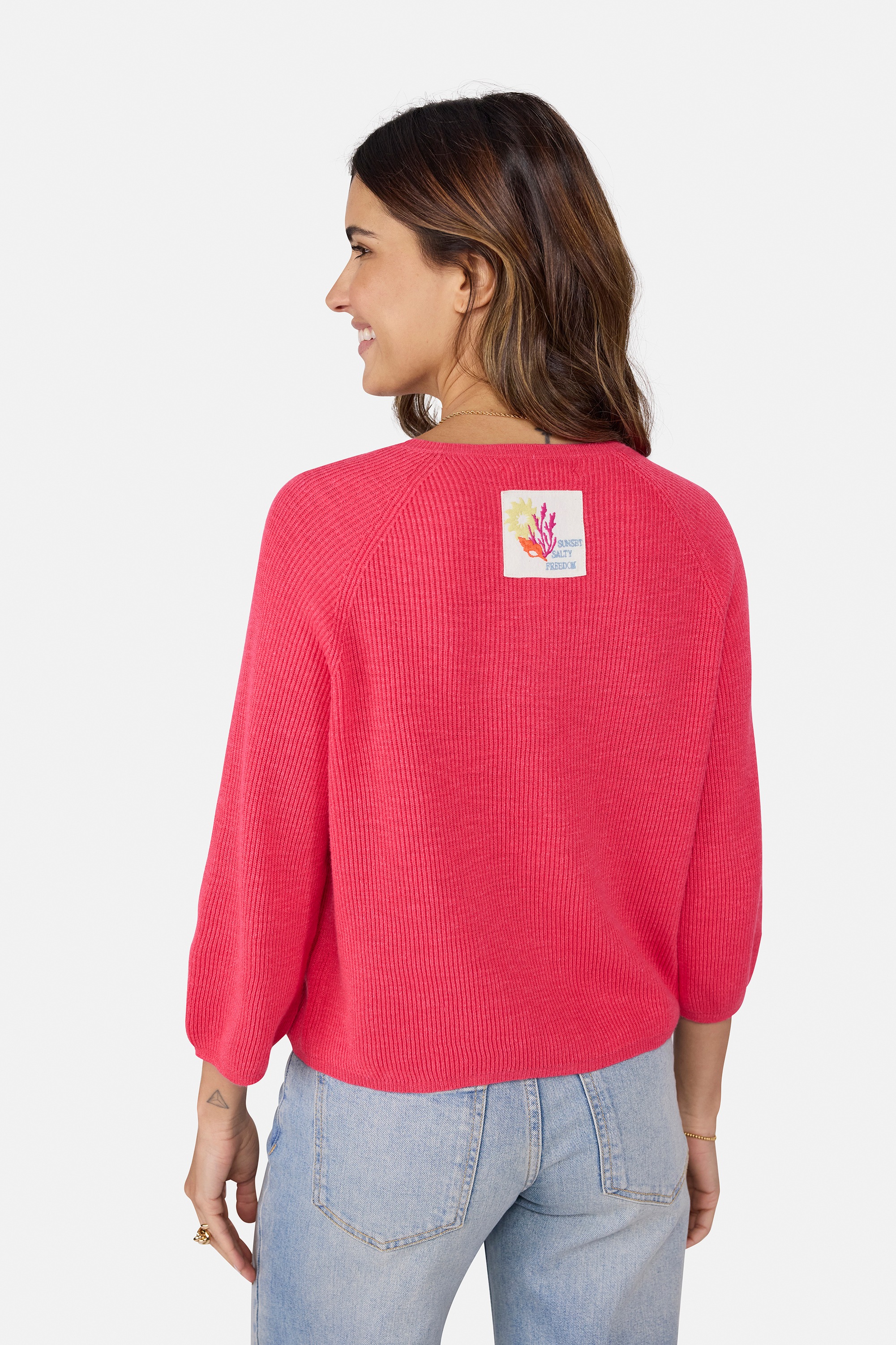 Lieblingsstück Strickjacke »AitanaL« mit Baumwolle und Leinen