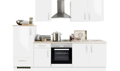 Menke Küchen Küchenzeile »White Premium«, mit E-Geräten, Breite 270 cm kaufen