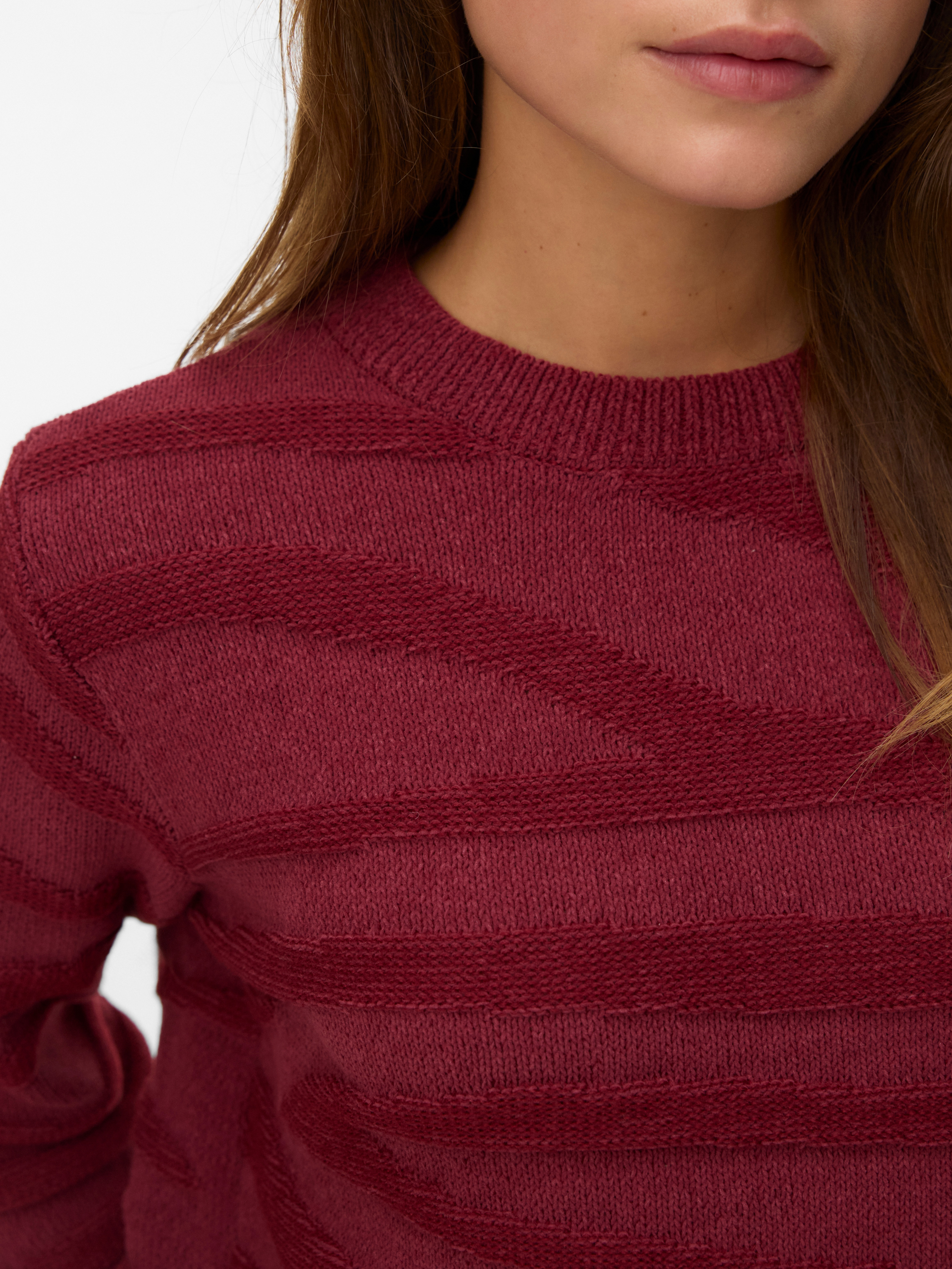 Thumbnail - Vero Moda Strickpullover "VMMALOU LS O-NECK PULLOVER BOO"