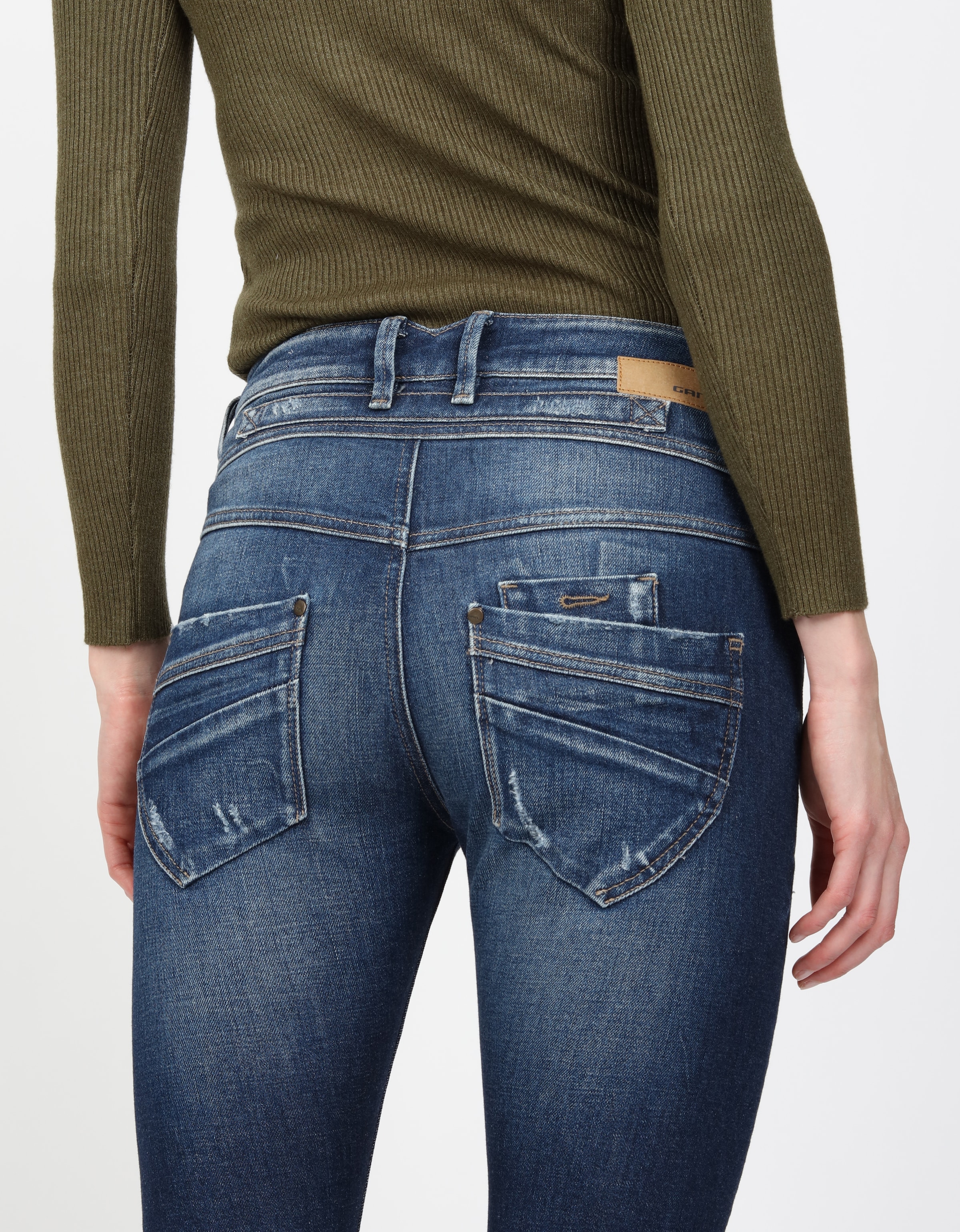 GANG Slim-fit-Jeans »94MARGE«, mit besonderem 4-Knopf-Verschluss