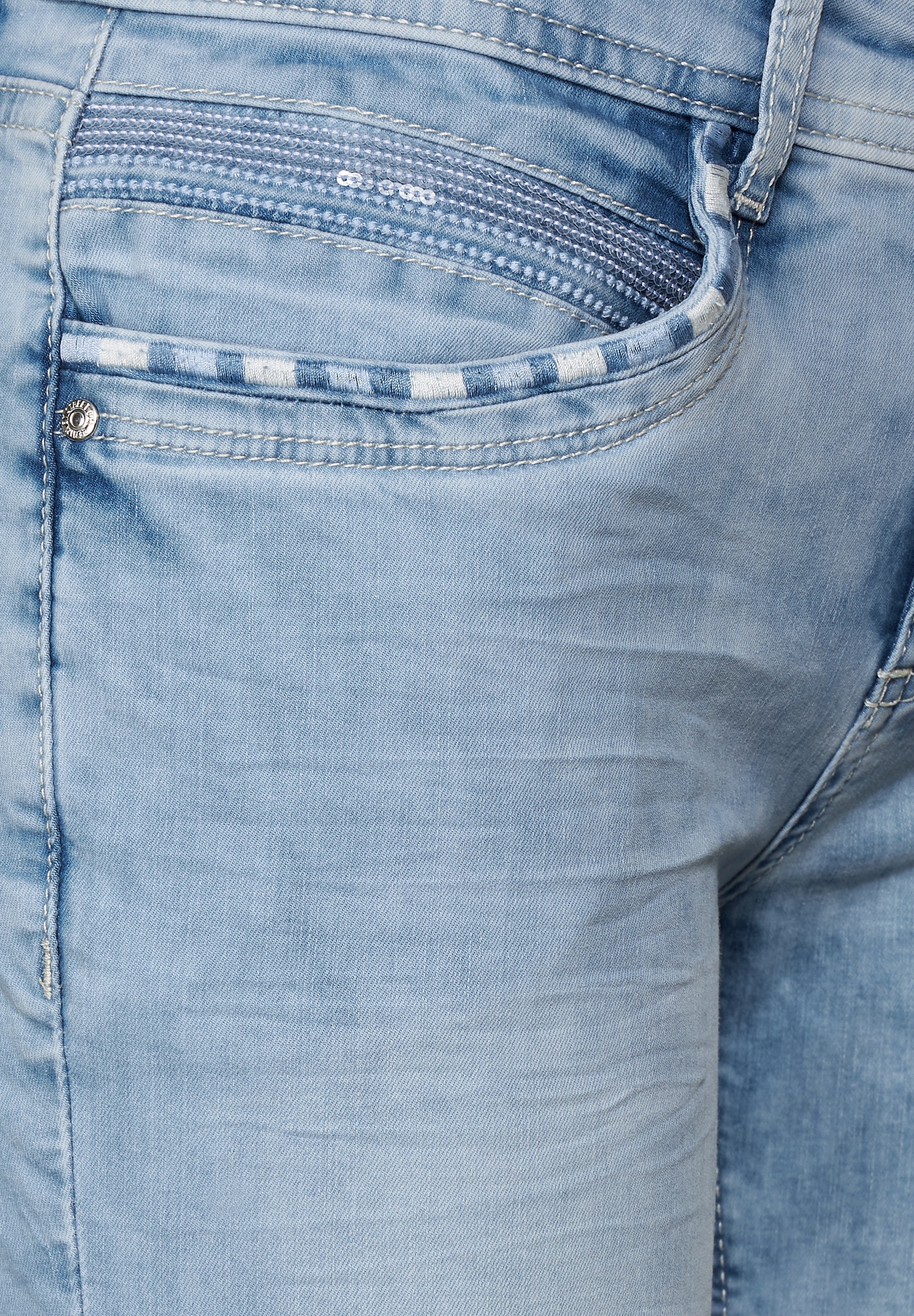 STREET ONE Skinny-fit-Jeans, in 3/4-Länge