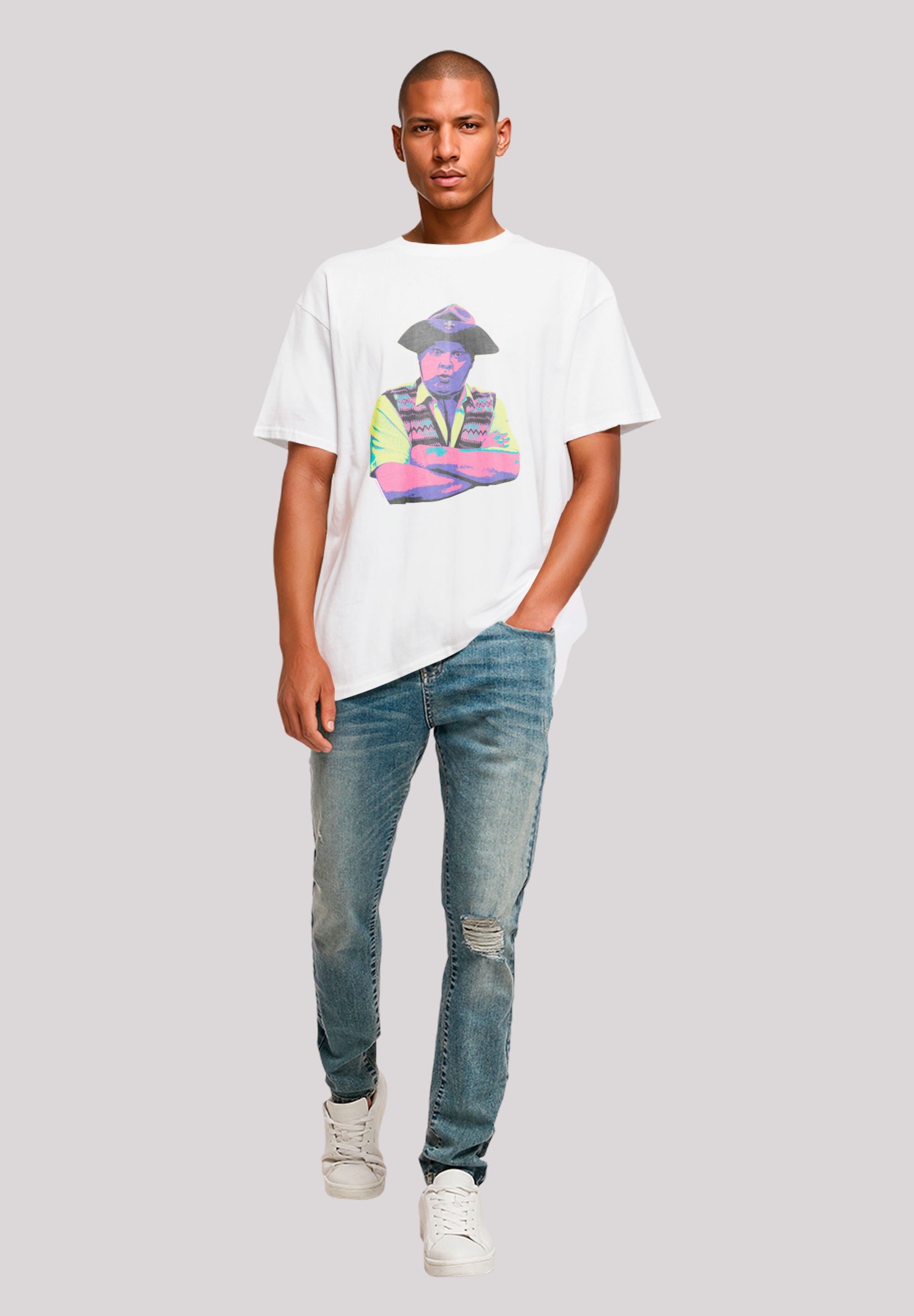F4NT4STIC T-Shirt »TV Times Benny Hill In Character 1989 Pop Art«, Premium Qualität
