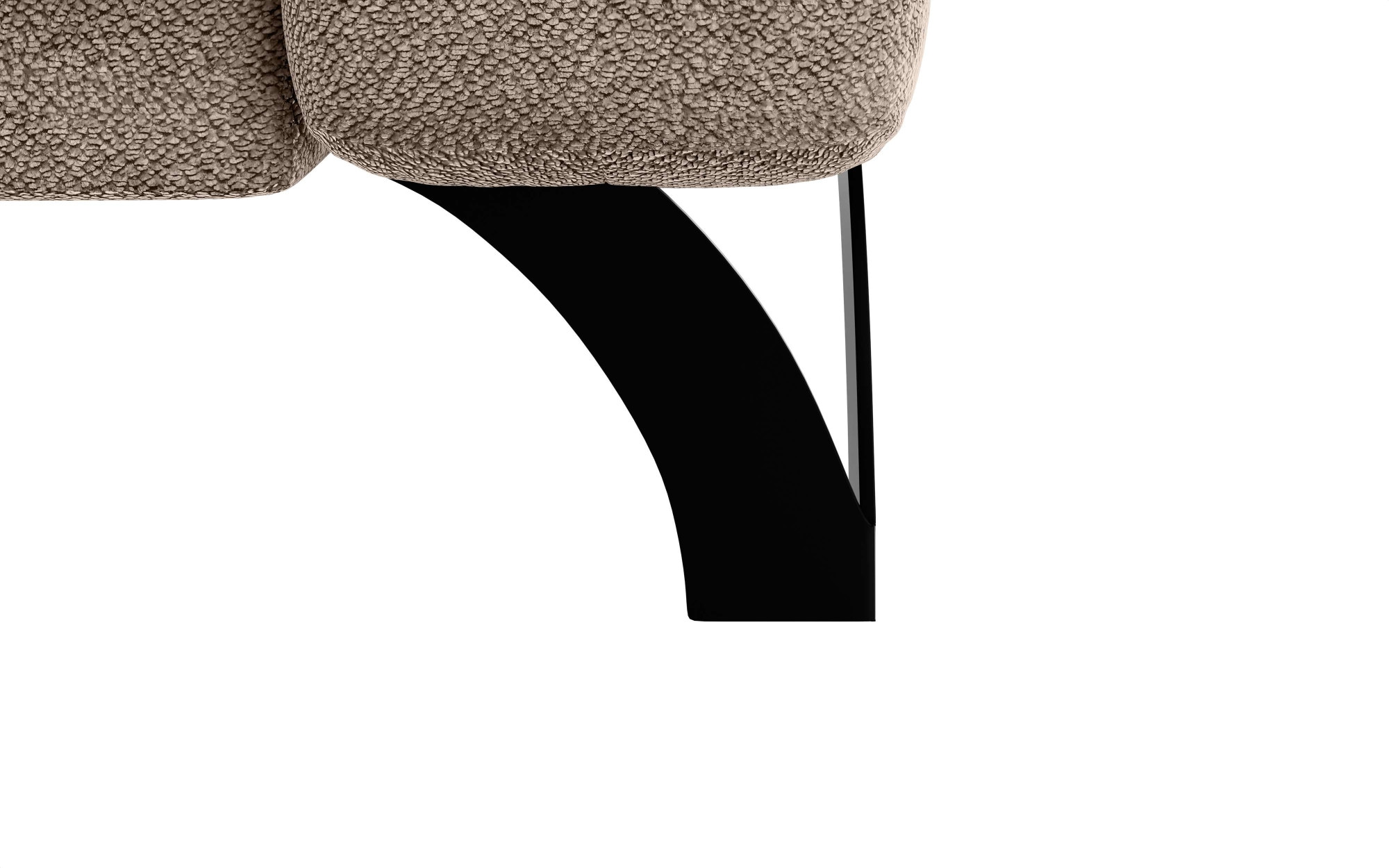 INOSIGN Ecksofa »FAIRVIEW mit verstellbaren Rückenlehne, Maße B/T/H: 234/174/93 cm«, L-Form mit Wellenunterfederung, Recamiere beidseitig montierbar