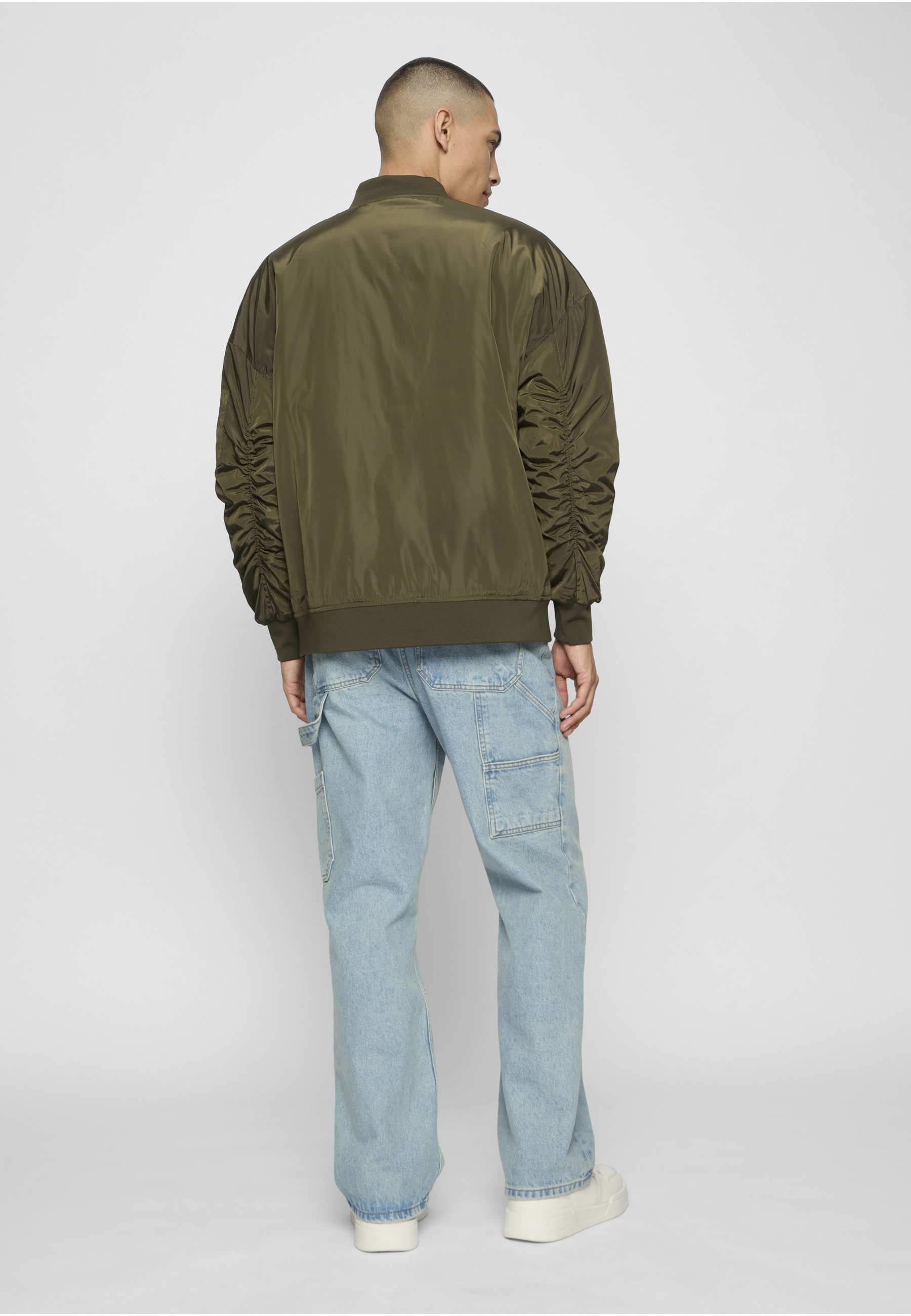 URBAN CLASSICS Anorak »Urban Classics Herren Oversized Bomber Jacket« 1 Stk. tlg. ohne Kapuze