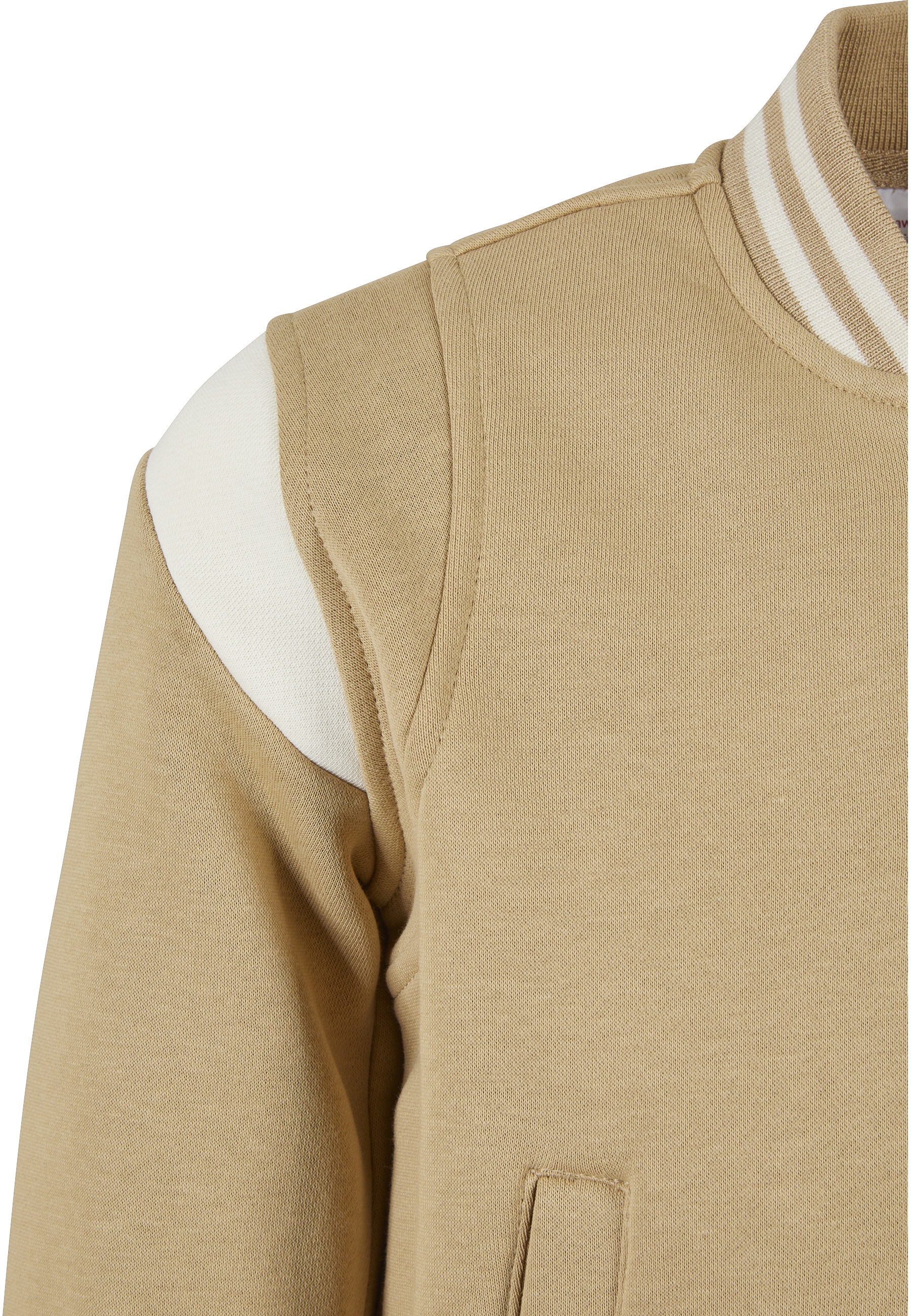 URBAN CLASSICS Allwetterjacke »Urban Classics Damen Girls Inset College Sweat Jacket« 1 Stk. tlg. ohne Kapuze