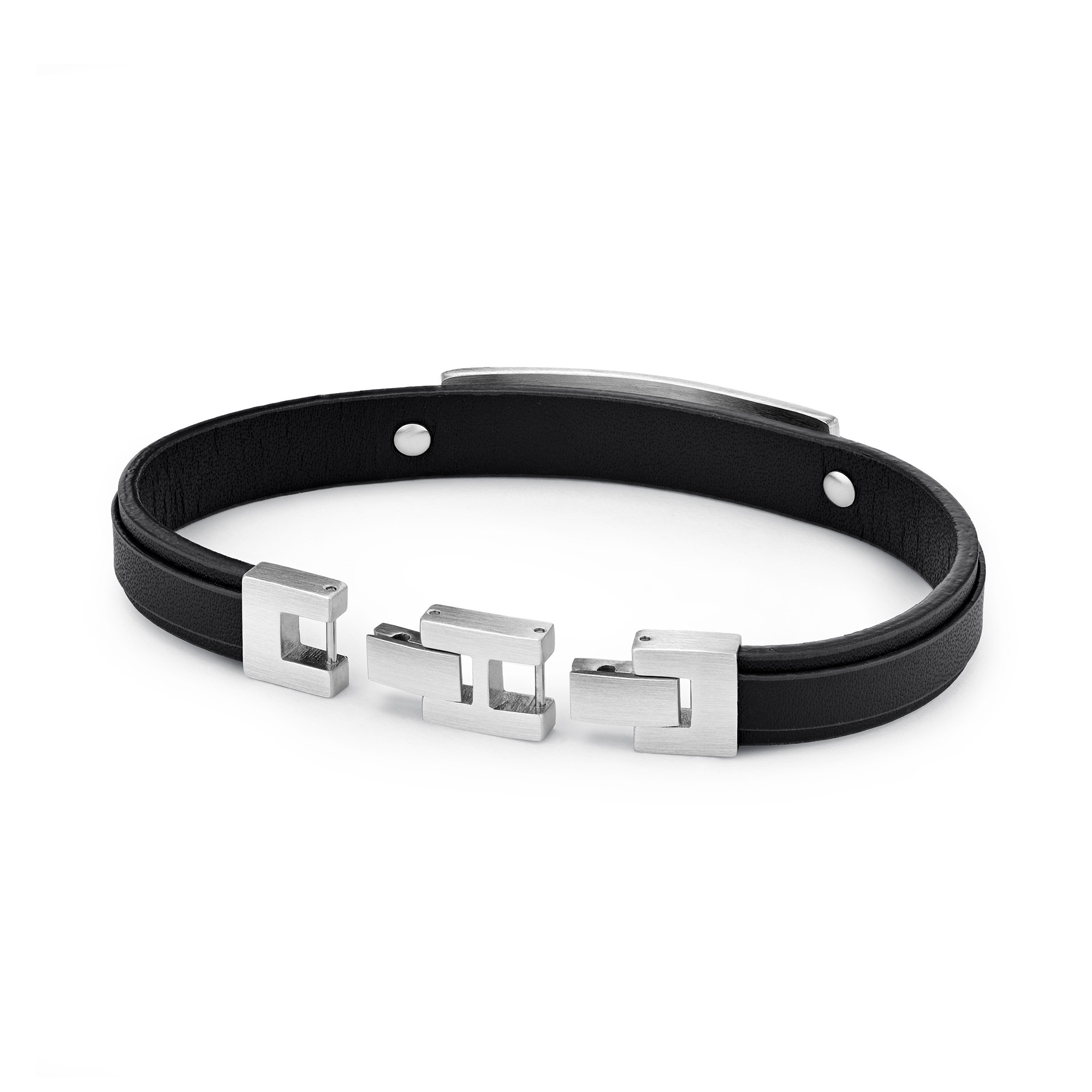 FYNCH-HATTON Lederarmband »Schmuck Geschenk Armband Leather meets Metal«