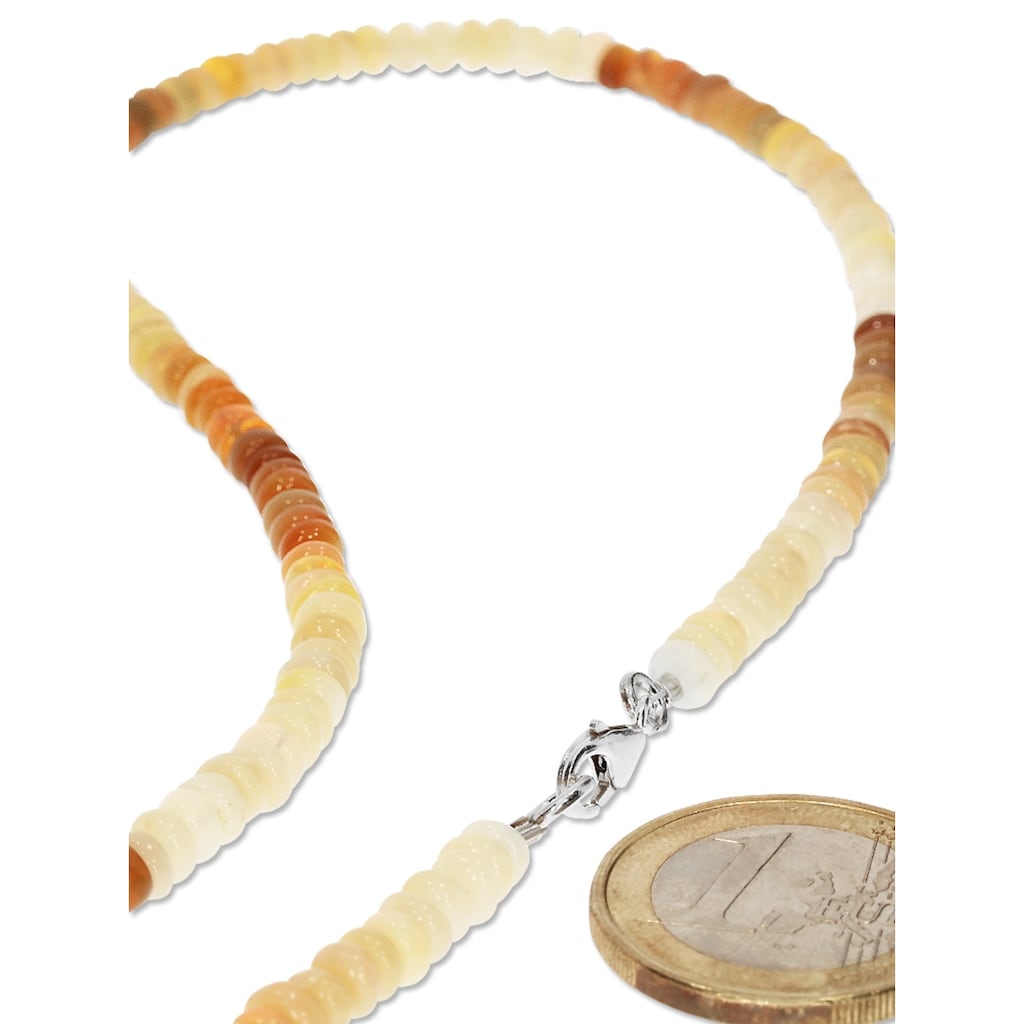 Adelia´s Kette ohne Anhänger »Schmuck Opal Halskette 925 Silber 45 cm«