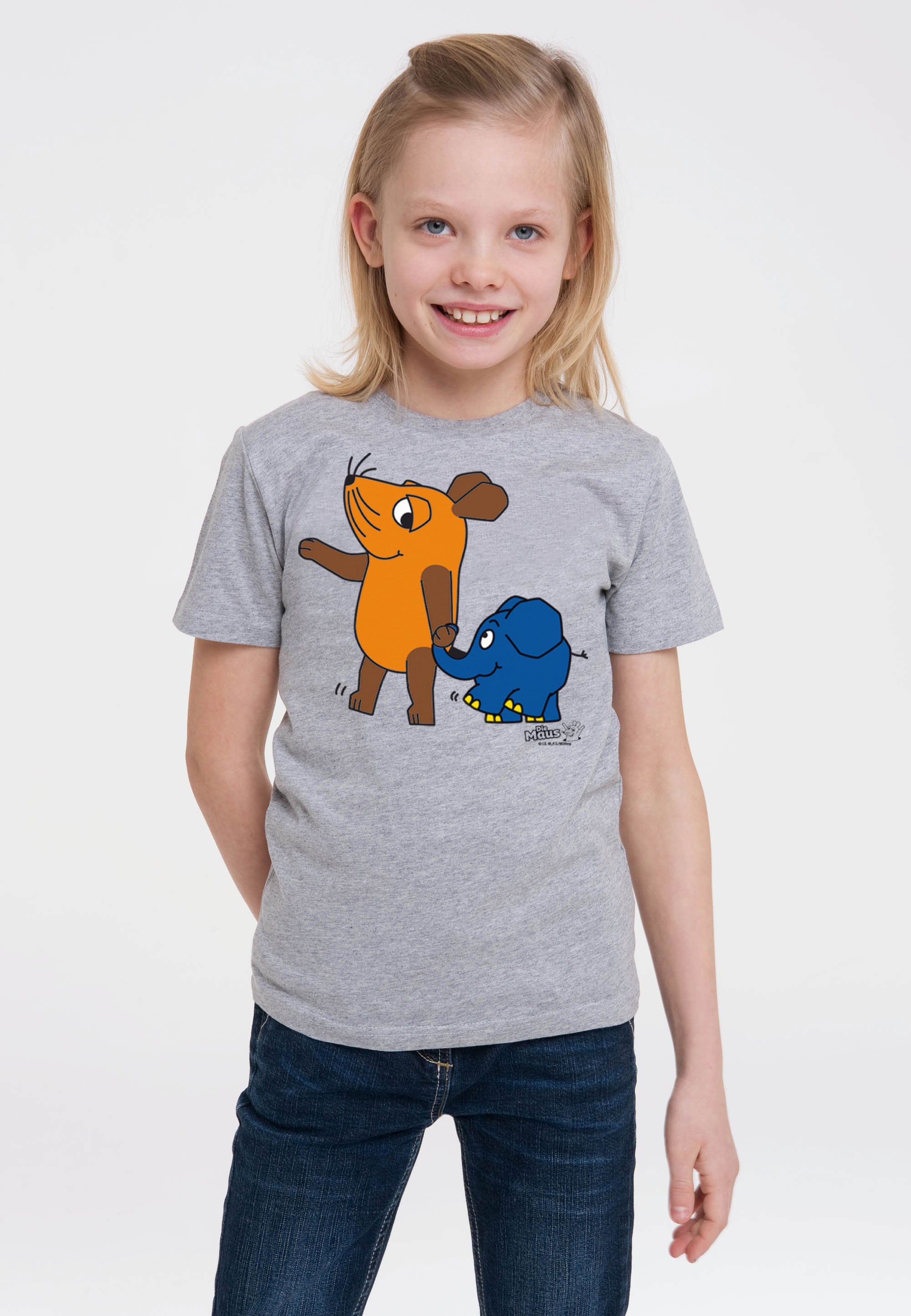 »Sendung T-Shirt online mit der | - Maus Maus mit LOGOSHIRT bestellen & Print BAUR coolem Elefant«,