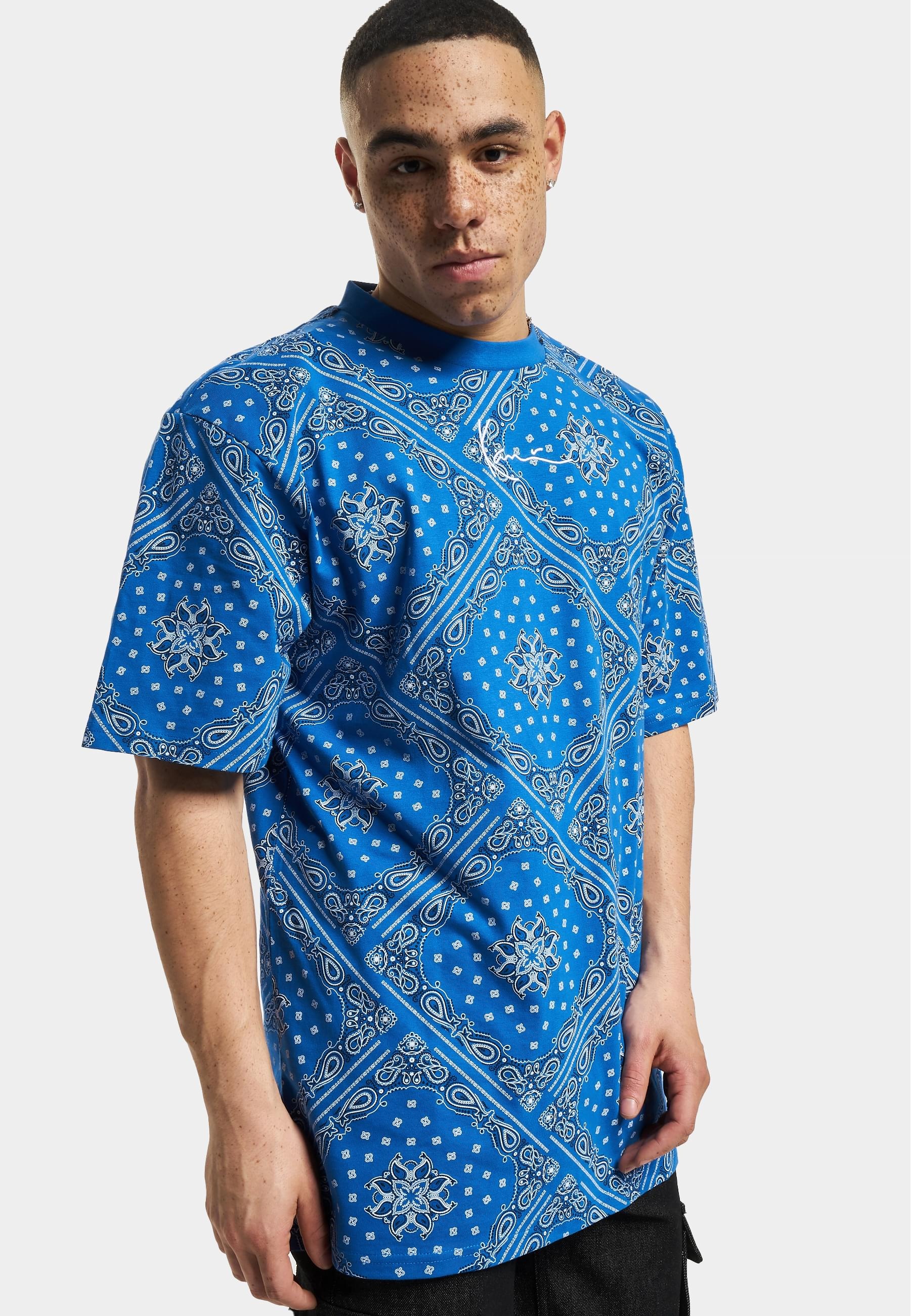 Karl Kani T-Shirt »Karl Kani Herren KM232-042-3 KK Small Signature Paisley Tee«, (1 tlg.)