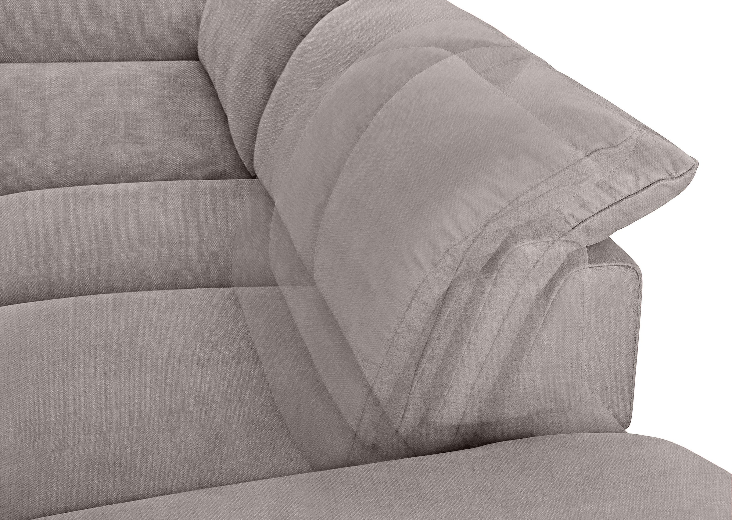 W.SCHILLIG Ecksofa »enjoy&MORE, Designsofa, elegant und bequem, L-Form«, mit Sitztiefenverstellung, Füße Chrom glänzend, Breite 310 cm