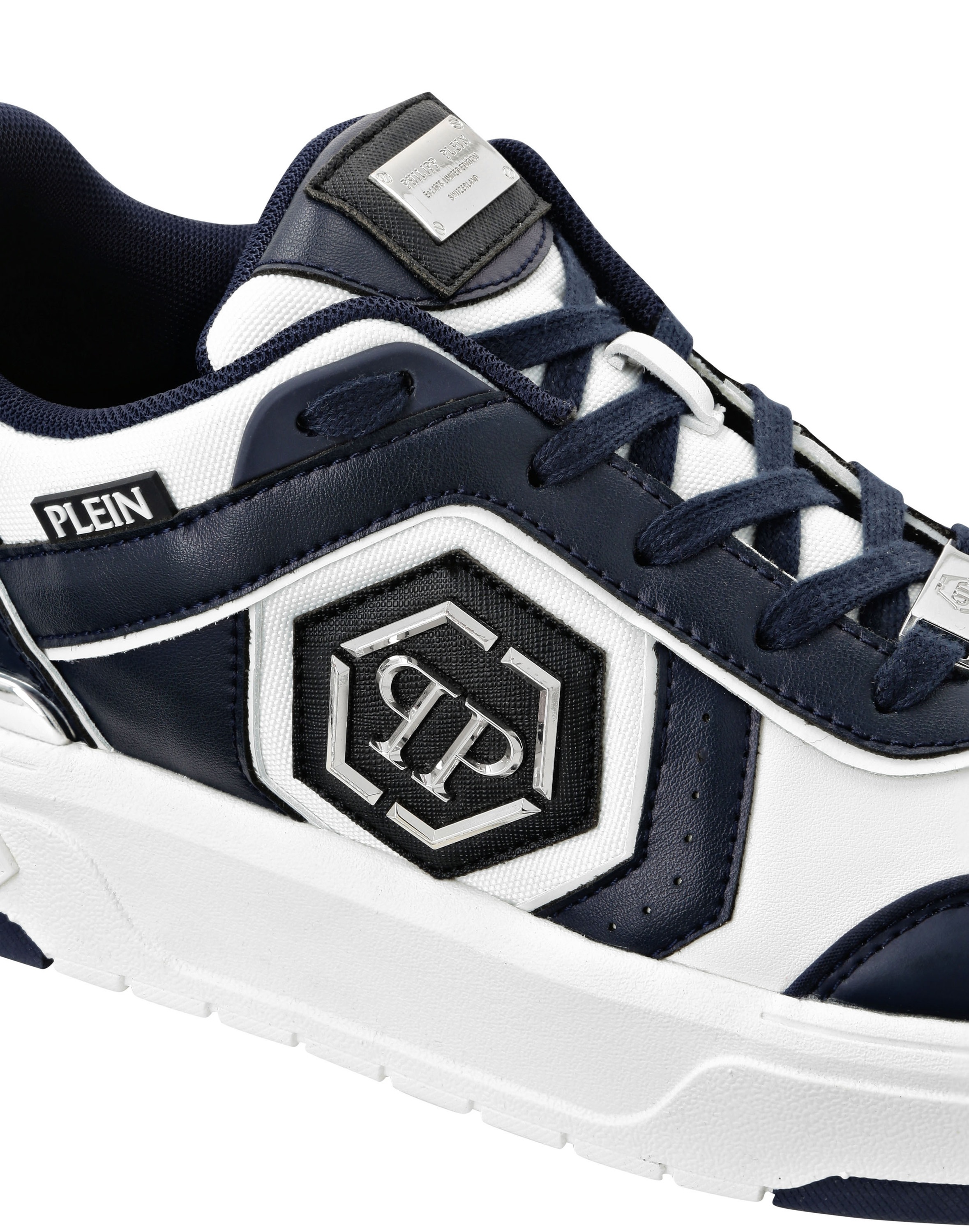Sneaker PHILIPP PLEIN "Predator", Damen, Gr. 40, Normalschaft, 14, dunkelblau, Schuhe Sneaker 2