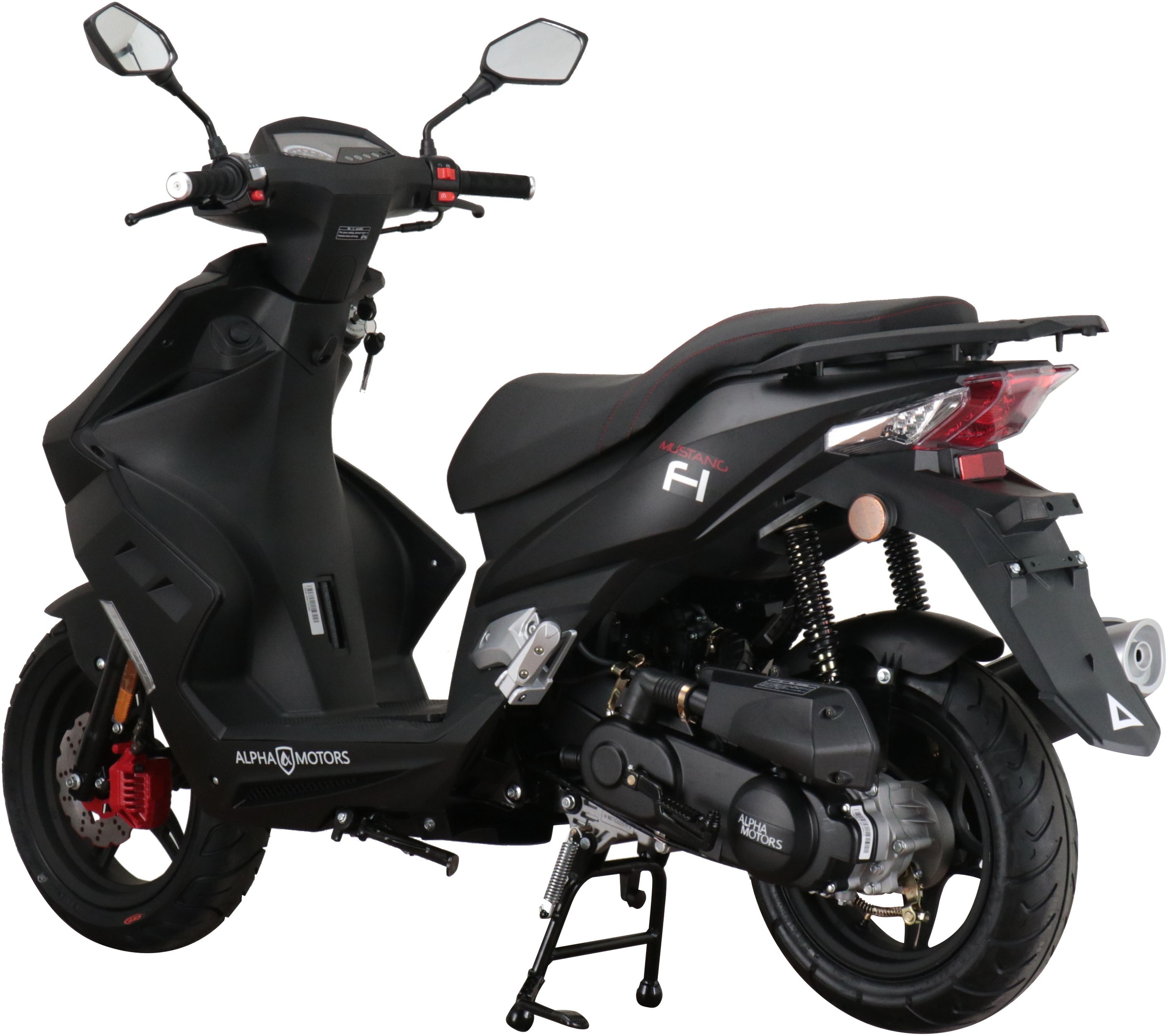 Alpha Motors Motorroller »Mustang FI«, 50 cm³, 25 km/h, Euro 5, 2,72 PS, mit USB-Anschluss und Lenkerschloss, sportliches Design
