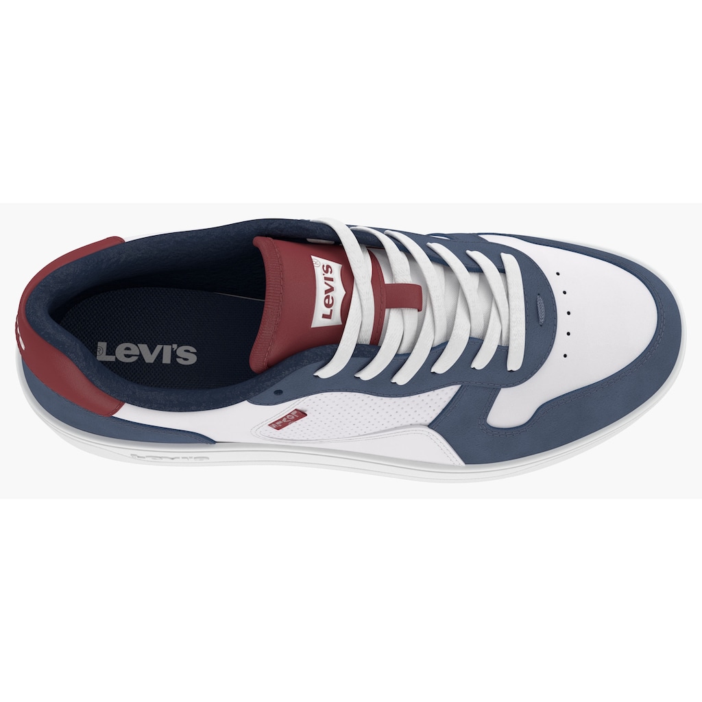 Levi's® Sneaker »PIPER«, modische Kontrastbesätzen, Freizeitschuh, Halbschuh, Schnürschuh