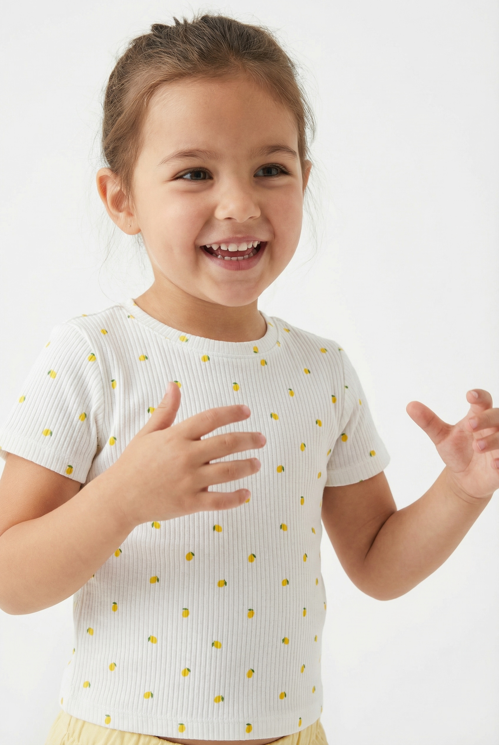 KIDS ONLY T-Shirt "KOGBELLA LIFE SHORT AOP S/S TOP JRS NOOS" Baumwollmischung, eng geschnitten