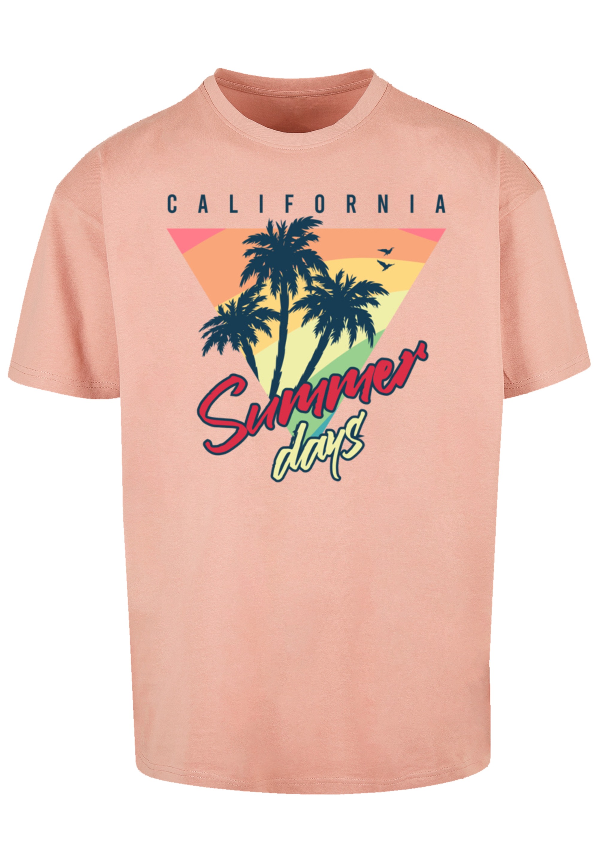 F4NT4STIC T-Shirt »California Palmen Retro«, Premium Qualität