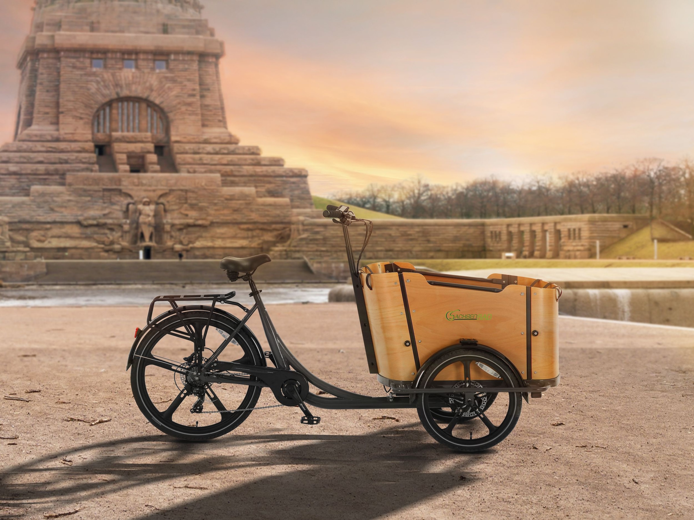 SachsenRad »SachsenRAD T2 Neo Vintage mit Abdeckung« 7 Gang Shimano Kettenschaltung Heckmotor 250 W