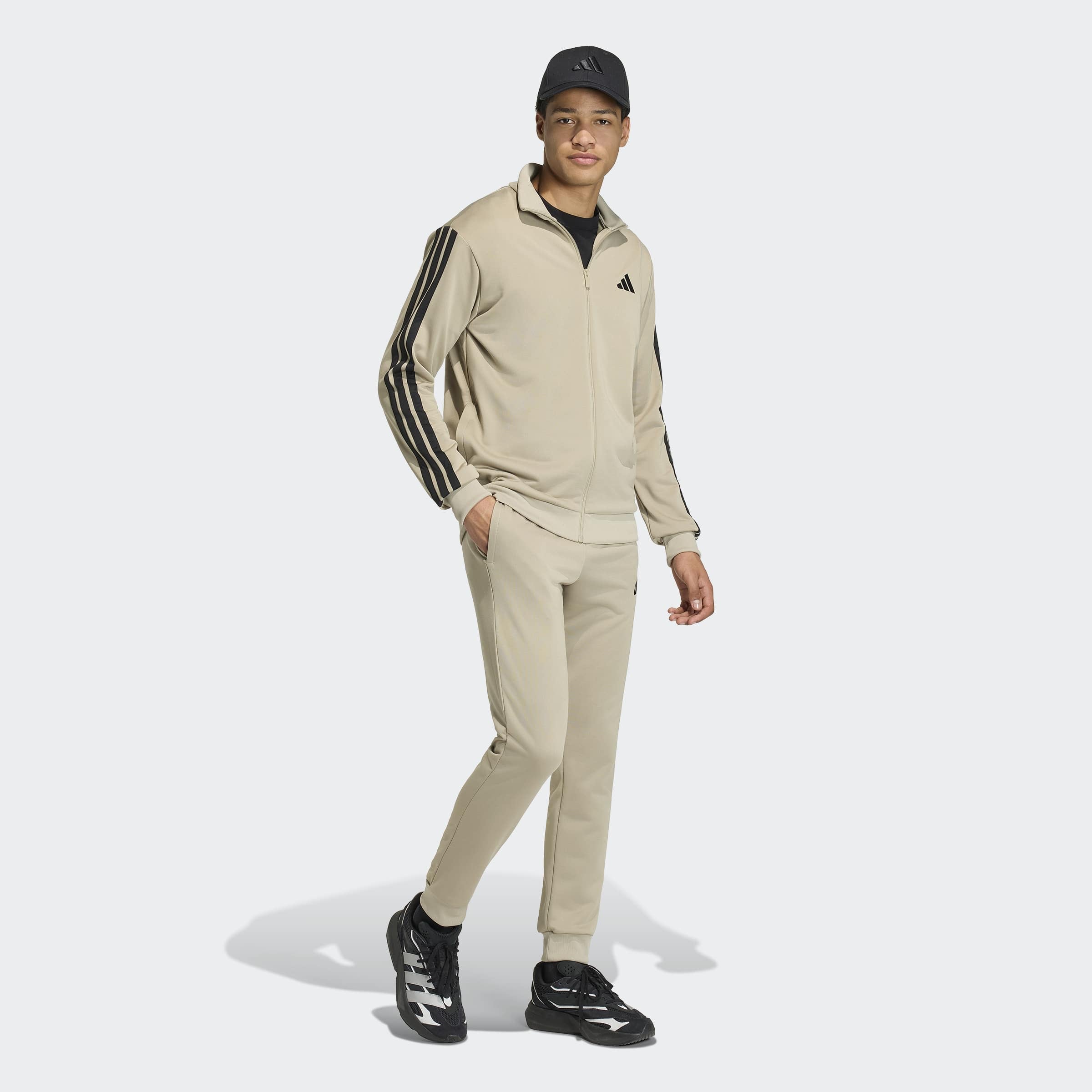 adidas Sportswear Trainingsanzug "3-STREIFEN FRENCH TERRY" 2 tlg. zweiteili günstig online kaufen