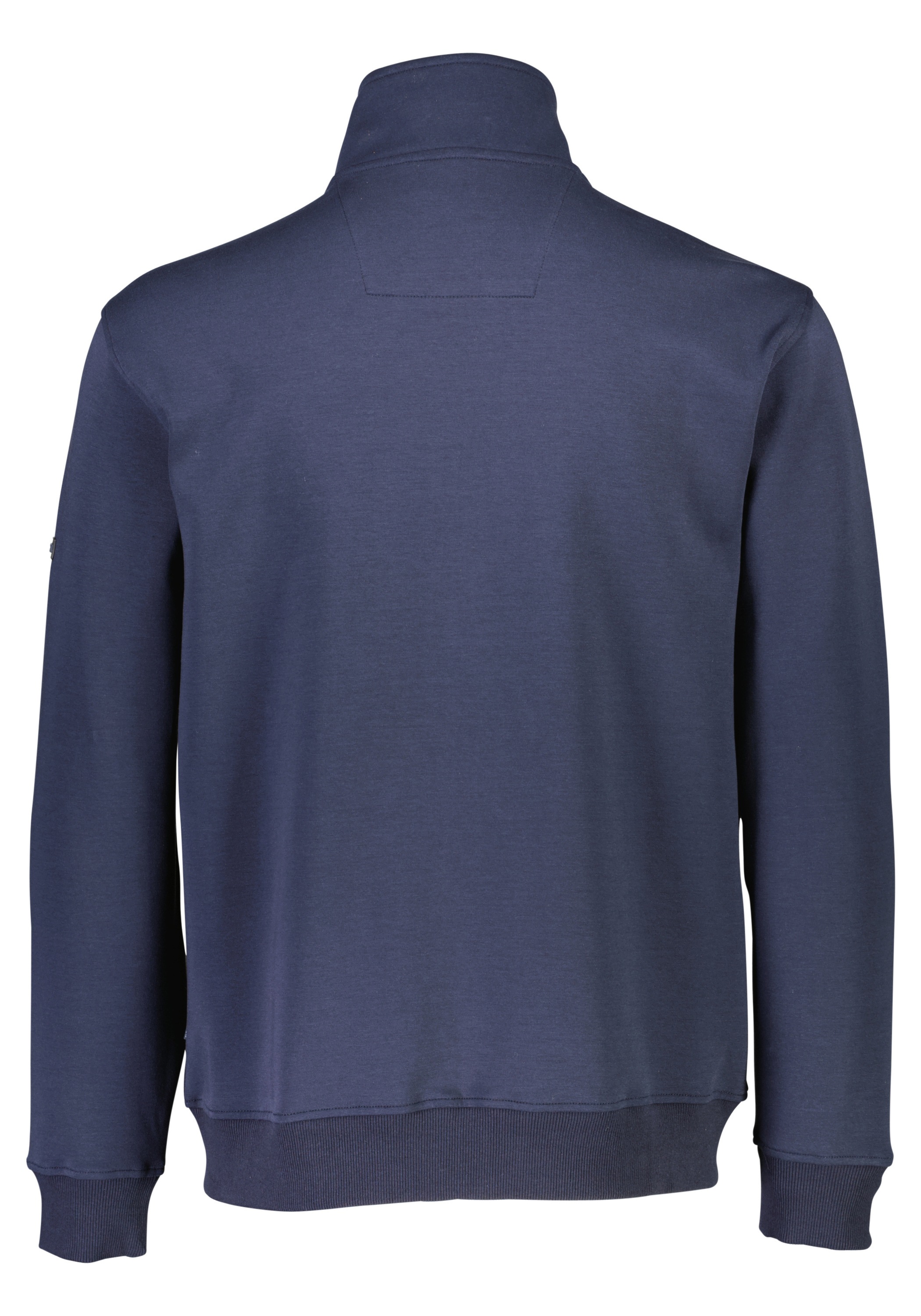 Sweatshirt BISON "Sweatshirt Comfort Fit", Herren, Gr. XL, blau (navy), Obermaterial: 83% Baumwolle, 14% Polyester, 3% Elasthan, bequem, Sweatshirts Sweatshirt 2