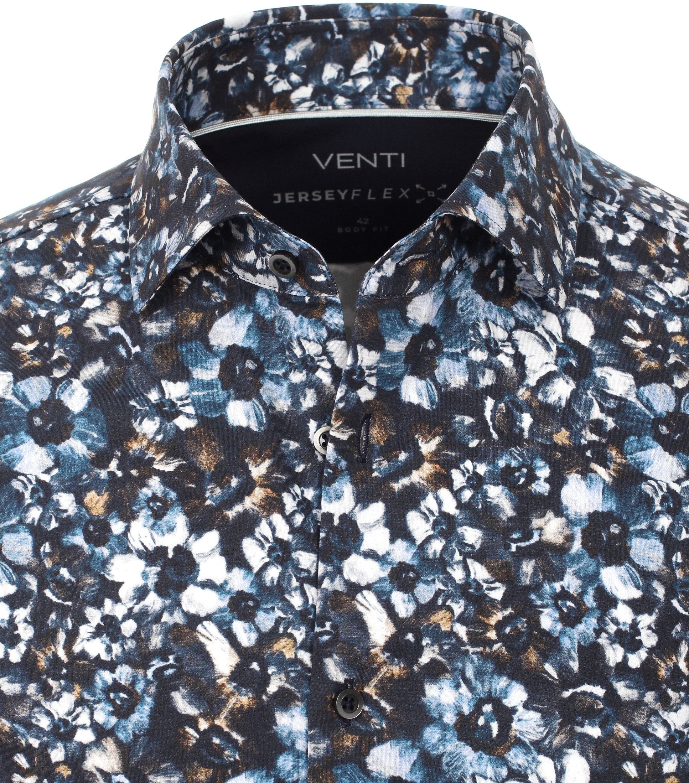 VENTI Businesshemd »VENTI Businesshemd Jerseyflex Print«