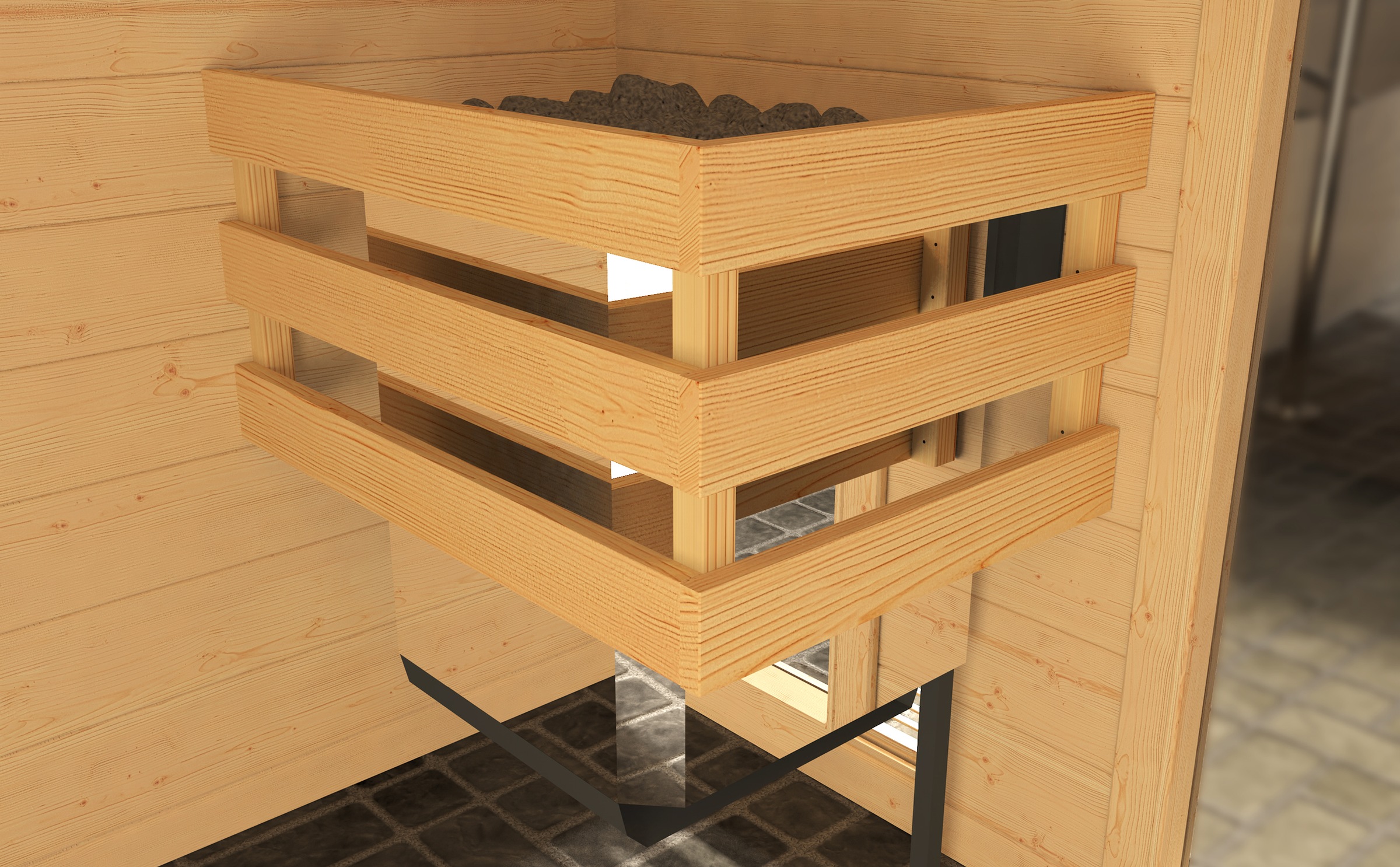 weka Infrarotkabine »Infrarotkabine UPPSALA Kombi inkl.«, Sauna oder IR-Strahlung, moderne Ganzglastür