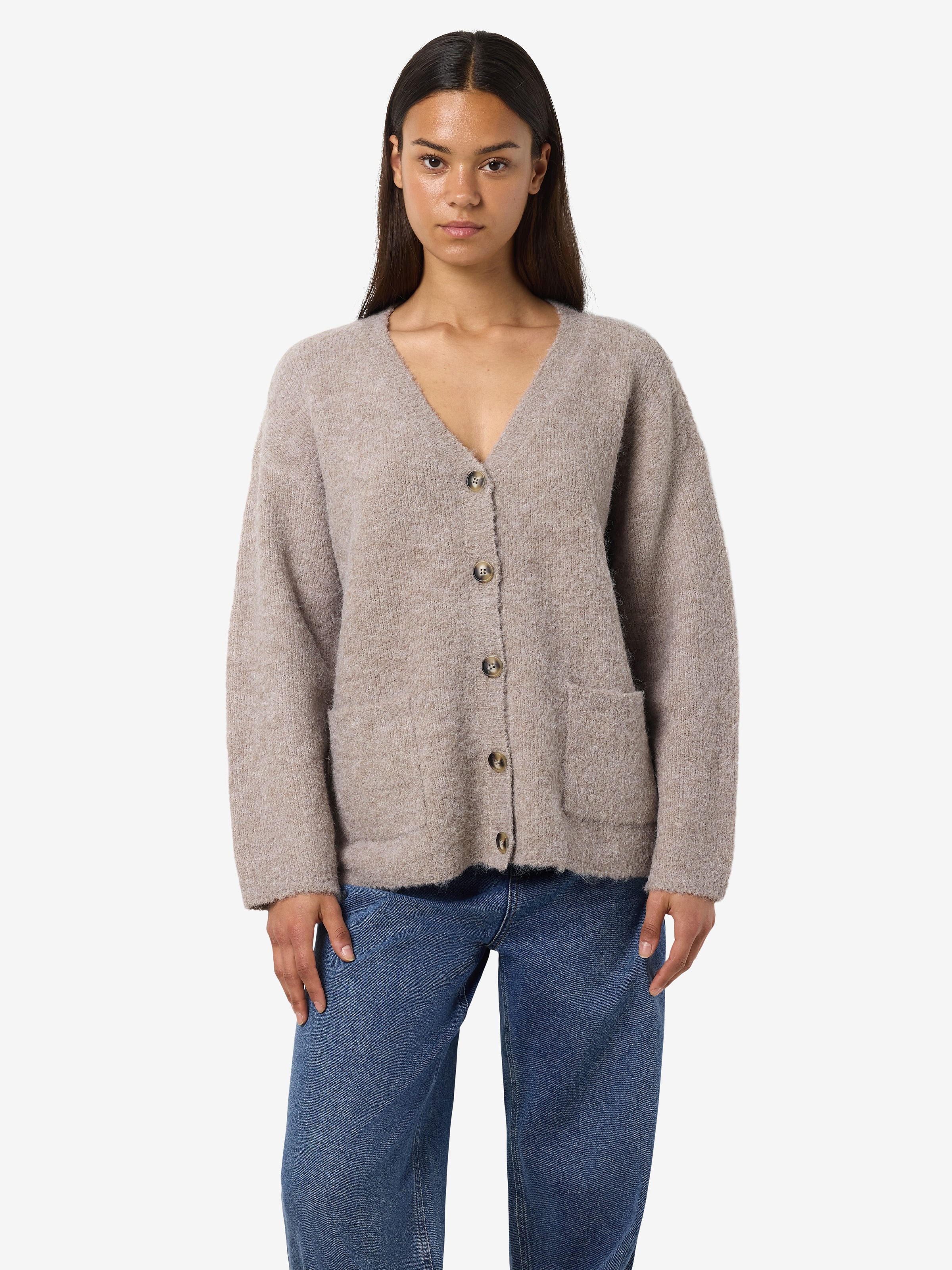Noisy may Strickjacke "NMDOLLY L/S KNIT CARDIGAN FWD NOOS" günstig online kaufen