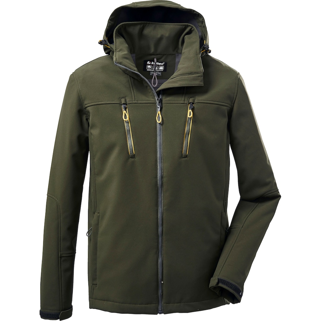 Killtec Softshelljacke, mit Kapuze