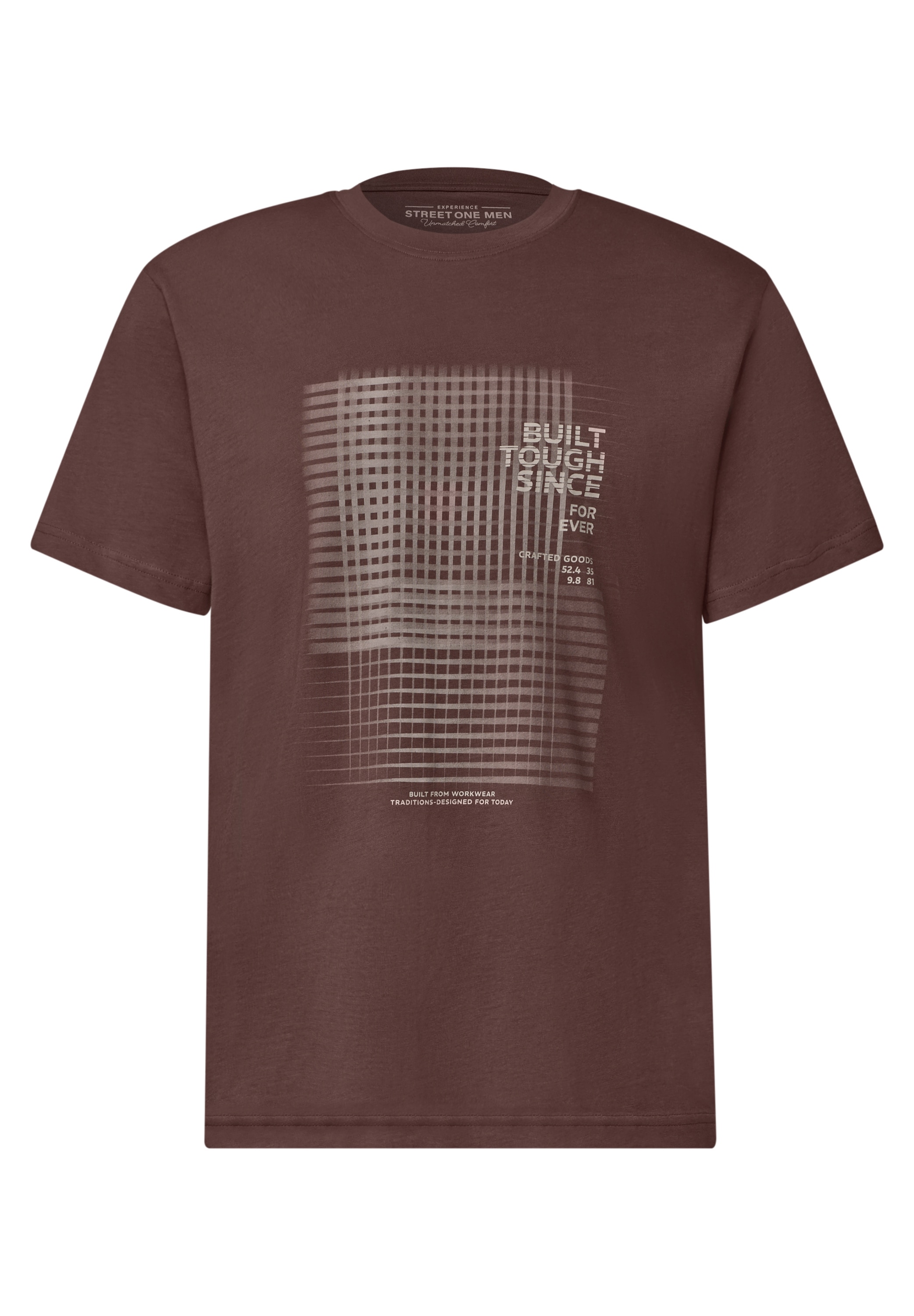 STREET ONE MEN T-Shirt aus reiner Baumwolle