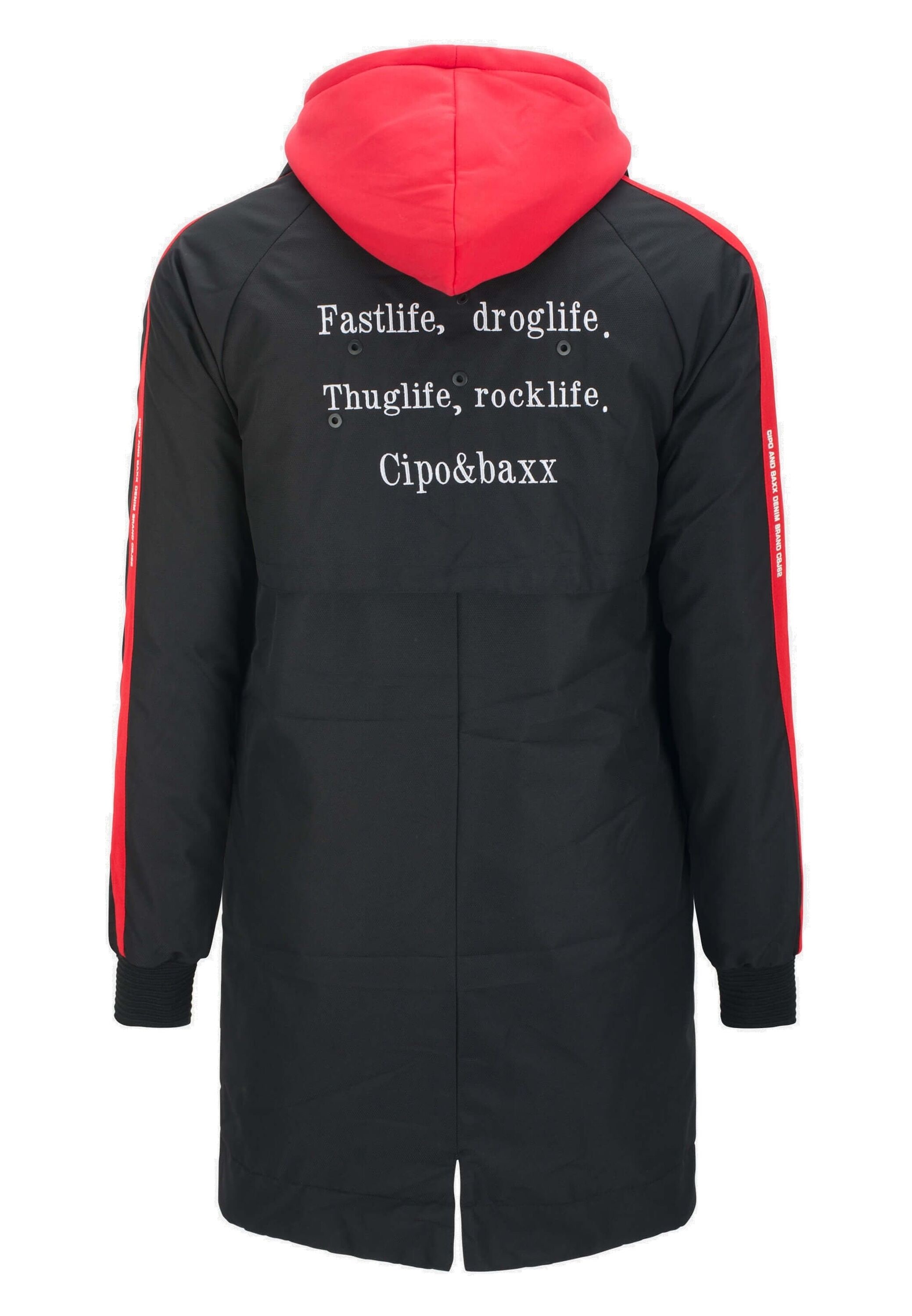 Cipo & Baxx Winterjacke »Jacke«, mit Kapuze, mit Reißverschluss, CM146
