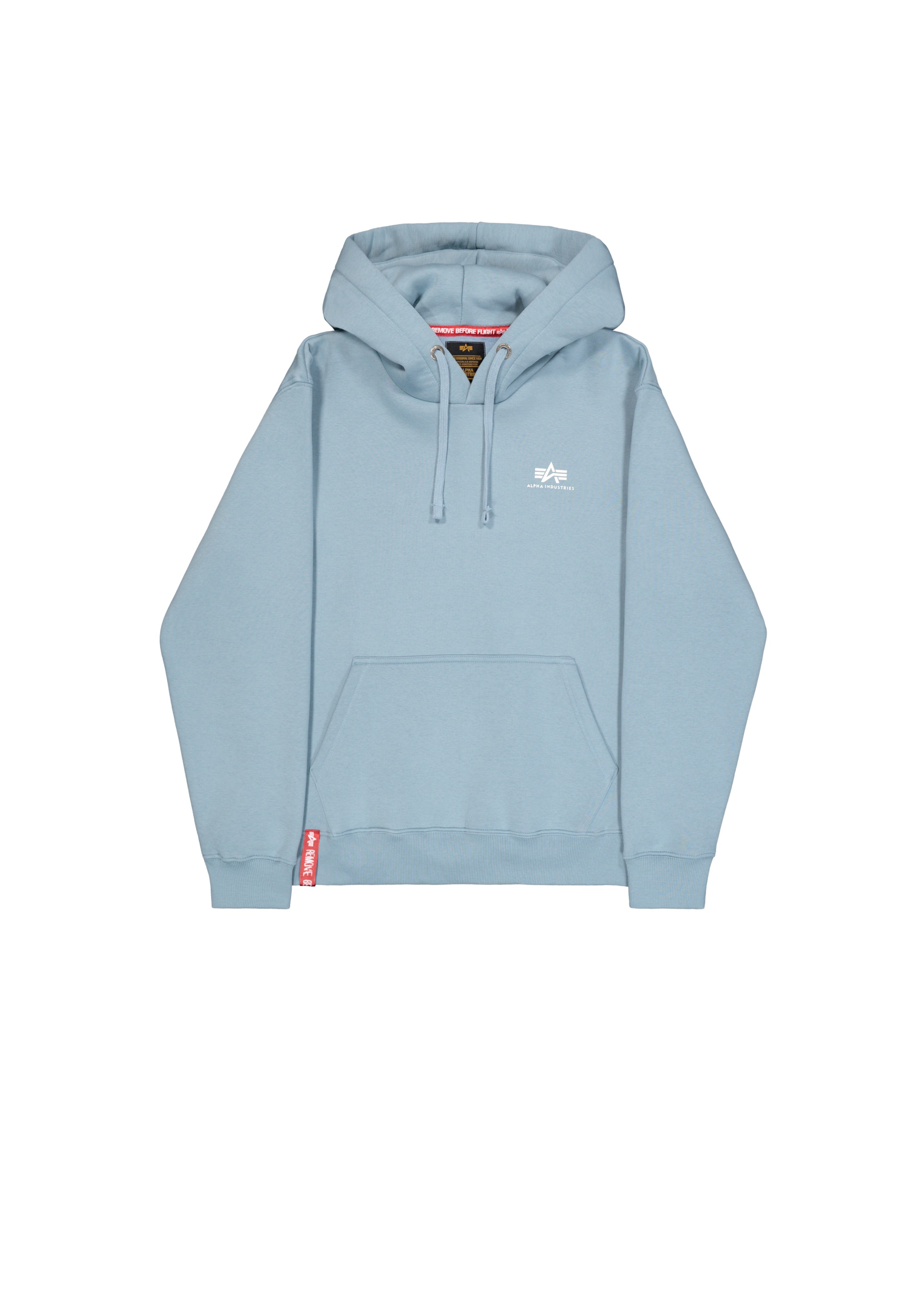 Alpha Industries Sweat à Capuche Basic Small Logo Grey XS Homme 3