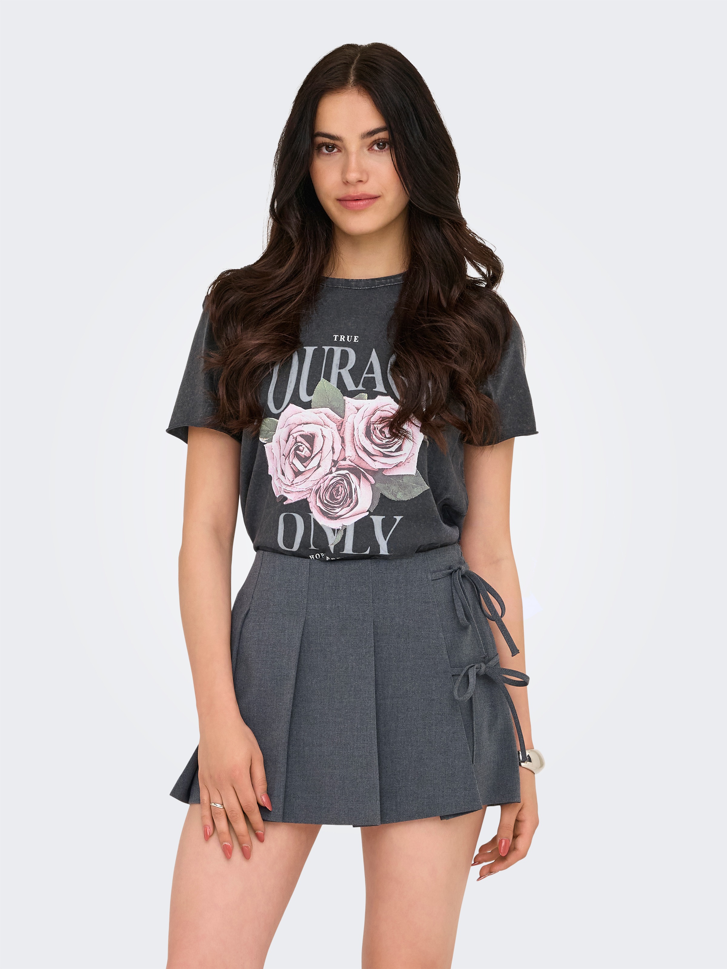 ONLY Rundhalsshirt "ONLLUCY REG S/S TOP JRS NOOS", unterschiedlich bedruckt günstig online kaufen