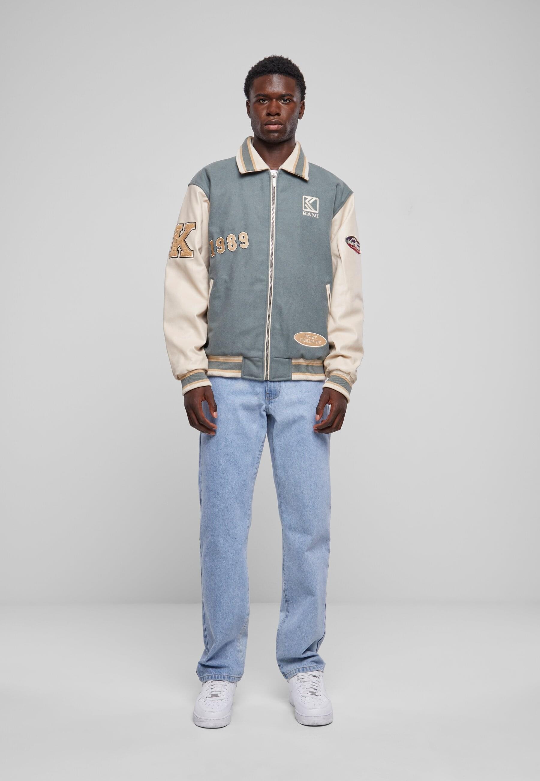 Karl Kani Collegejacke »Karl Kani Herren KM233-022-1 KK Og Block College Jacket«, (1 St.), ohne Kapuze