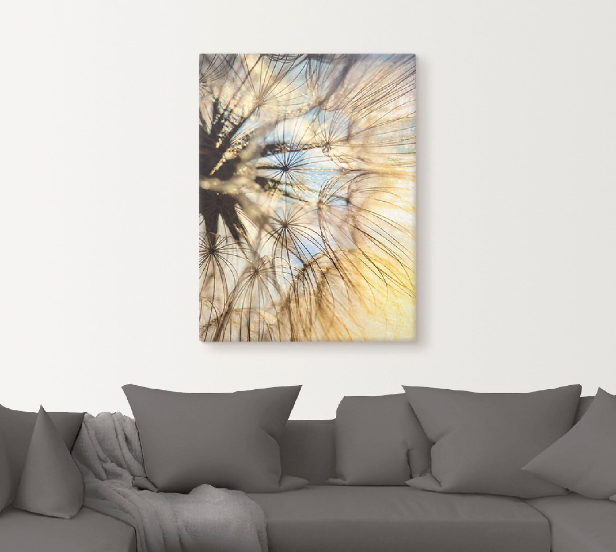 Thumbnail - Artland Wandbild "Pusteblume Poesie", Blumen, (1 St.), als Leinwandbild, Poster, Wandaufkleber in verschied. Größen