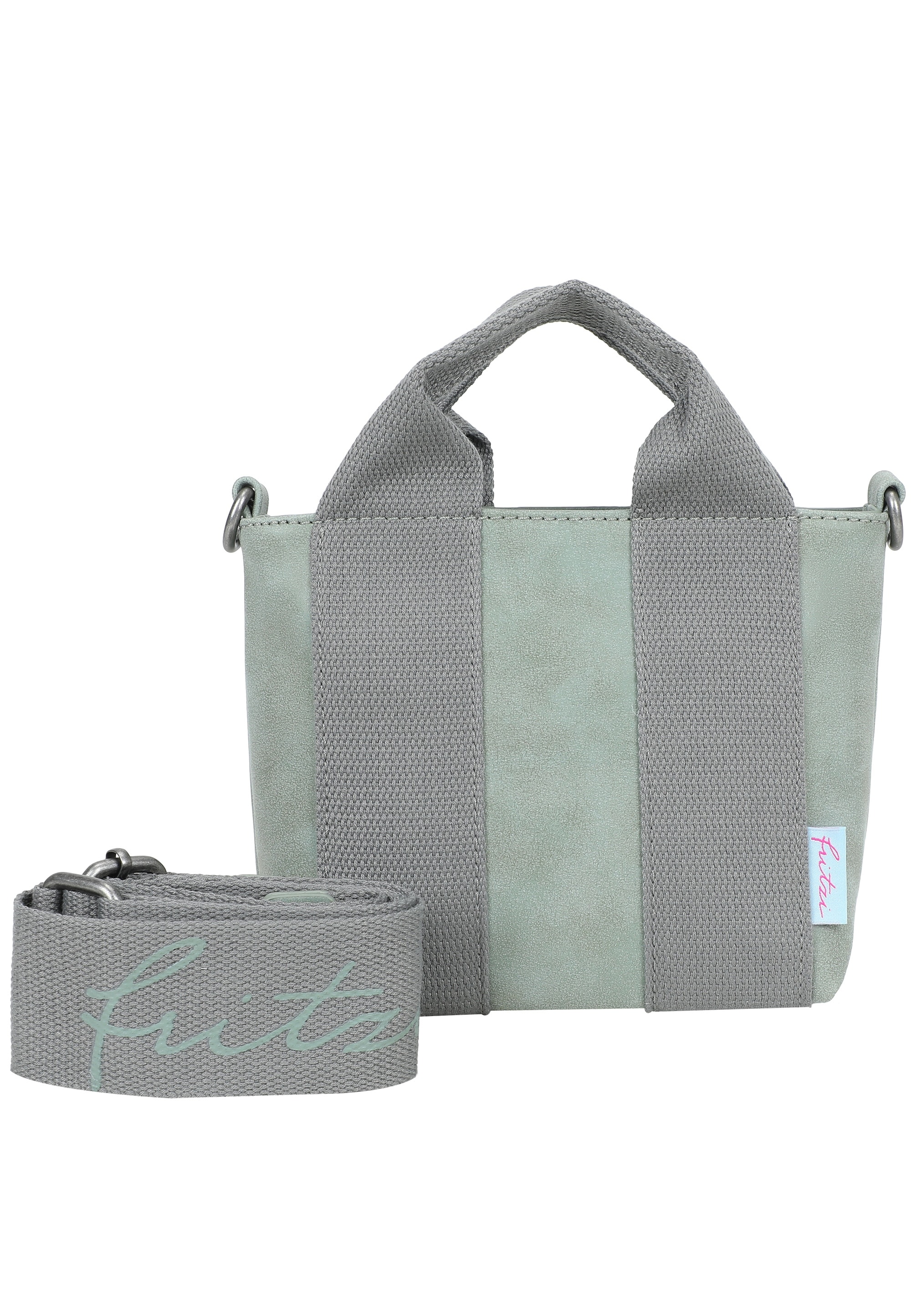 Fritzi aus Preußen Schultertasche "Fritzi Bini Vintage Salbeilini" mit brei günstig online kaufen