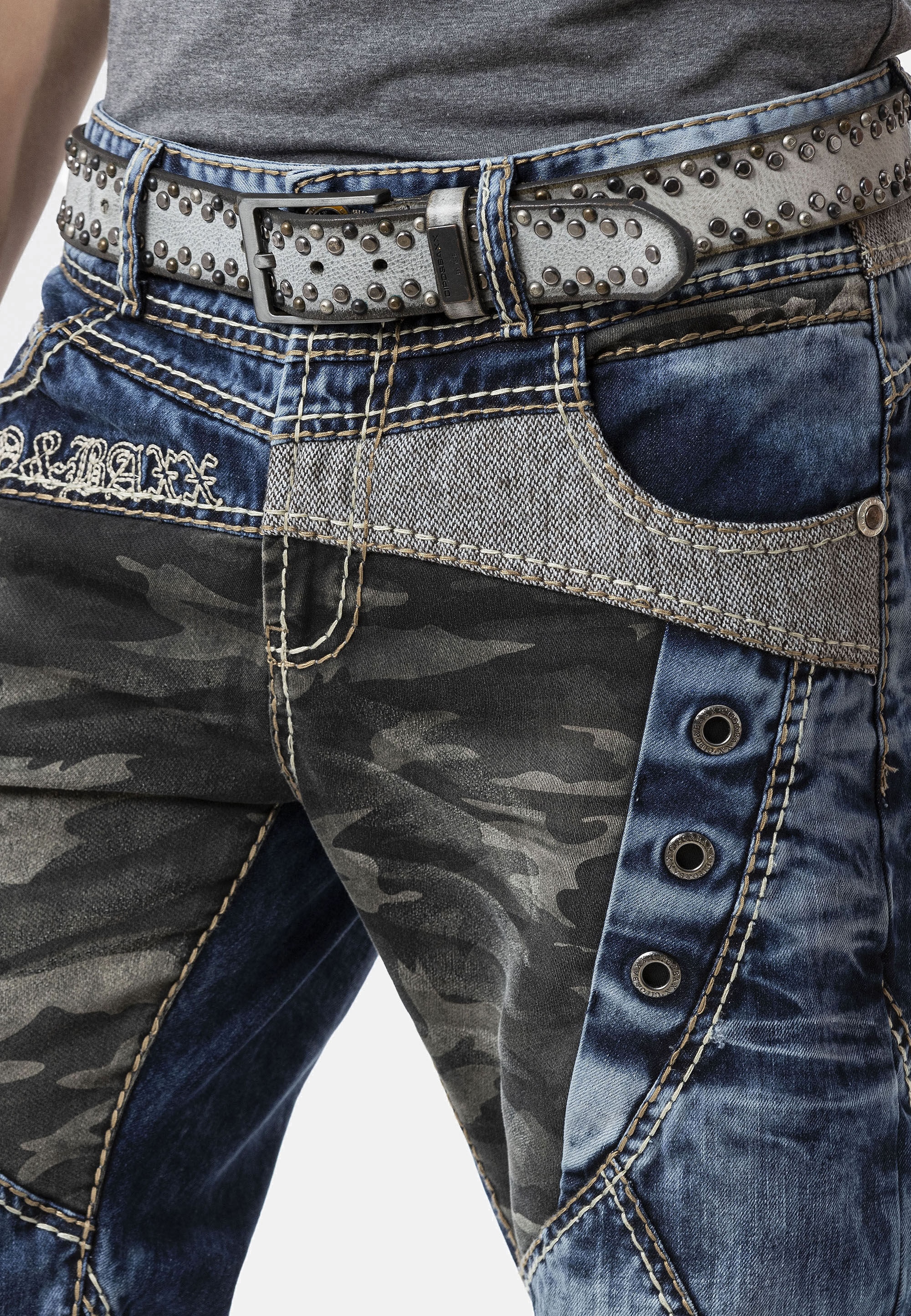 Cipo & Baxx Regular-fit-Jeans »CD894« mit stylischer Waschung